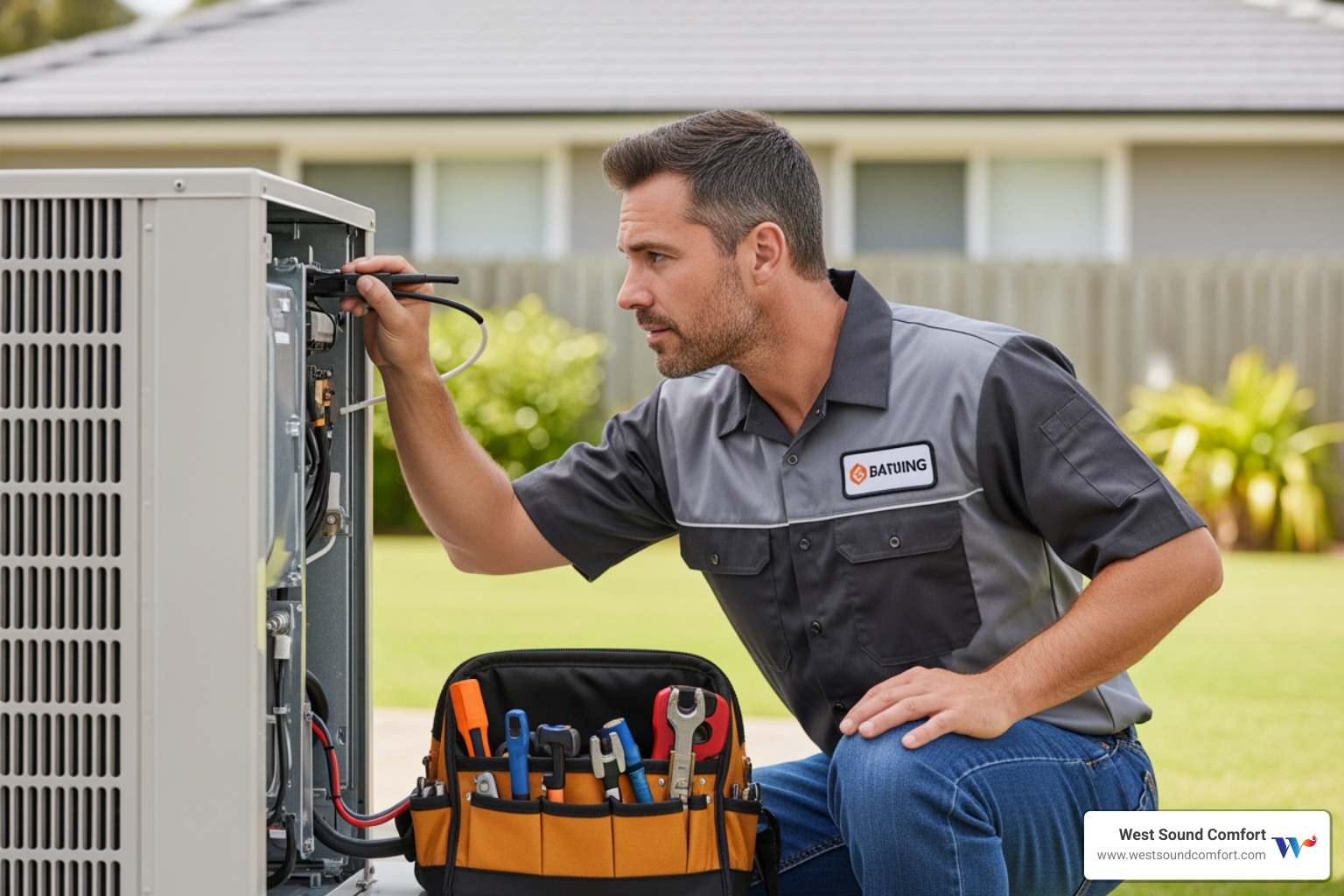professional HVAC technician - best ductless mini-split company in burley, wa