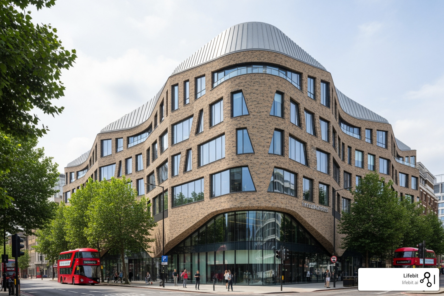 The Francis Crick Institute building, a hub of biomedical research in London - biotech companies in London