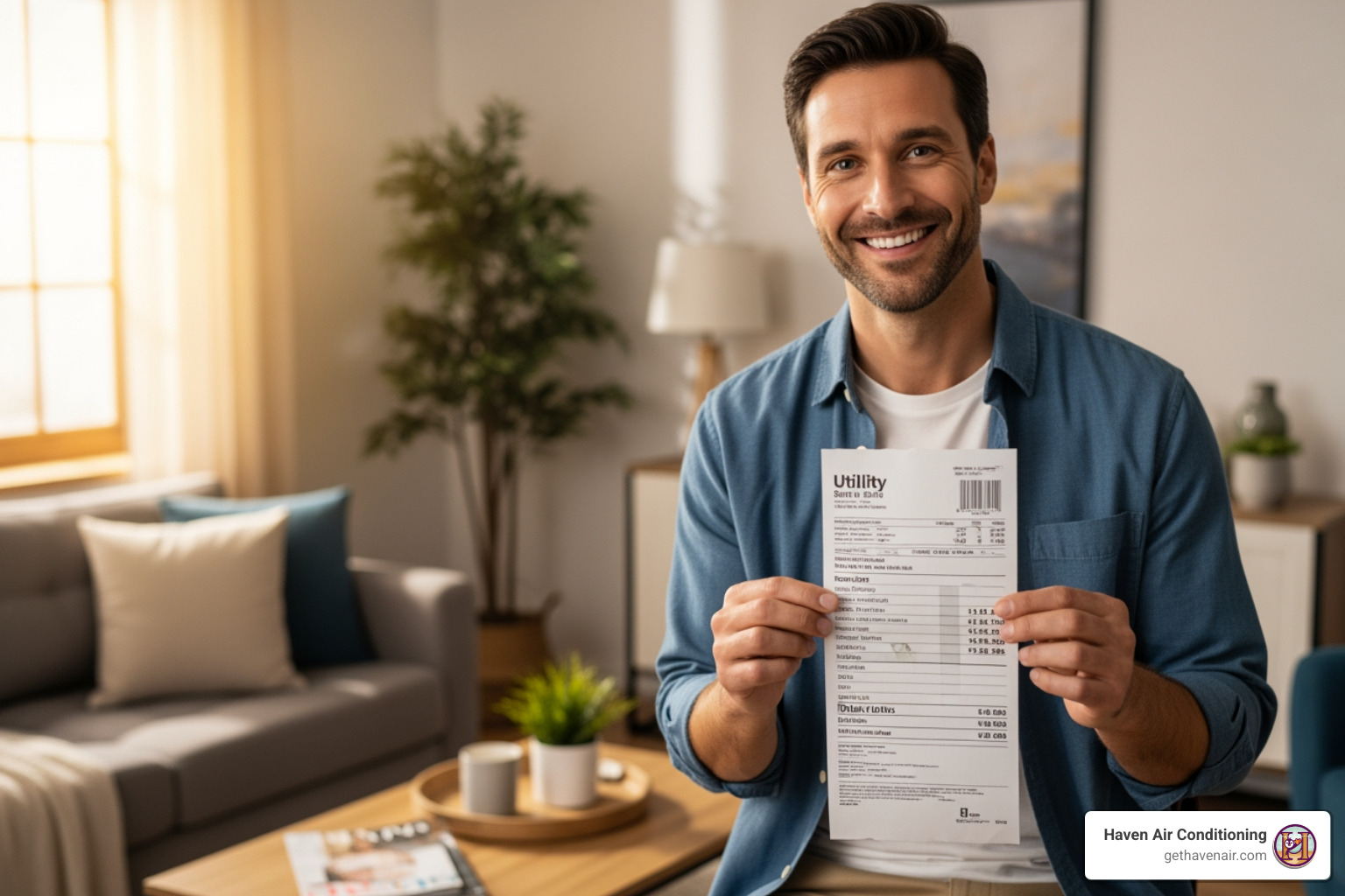 homeowner looking happily at a lower utility bill - What are the best furnace maintenance services in Ontario, CA?" homeowner looking happily at a lower utility bill - What are the best furnace maintenance services in Ontario, CA?"