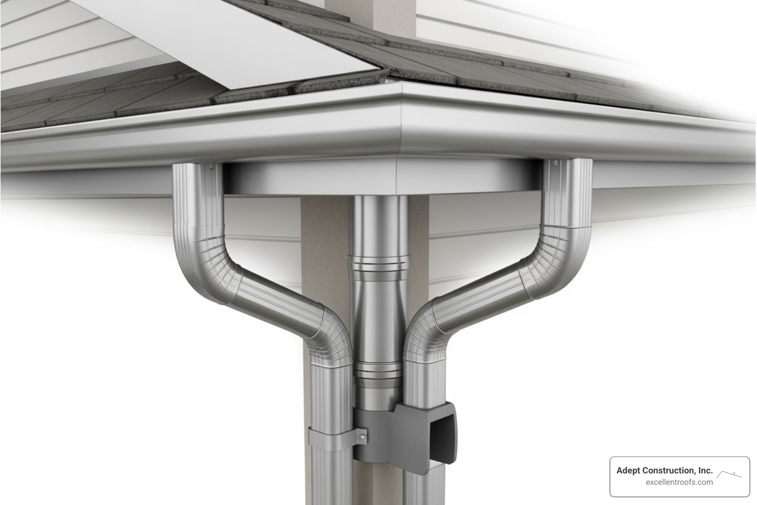 a complete roof system with labels for each component - roof replacement cost