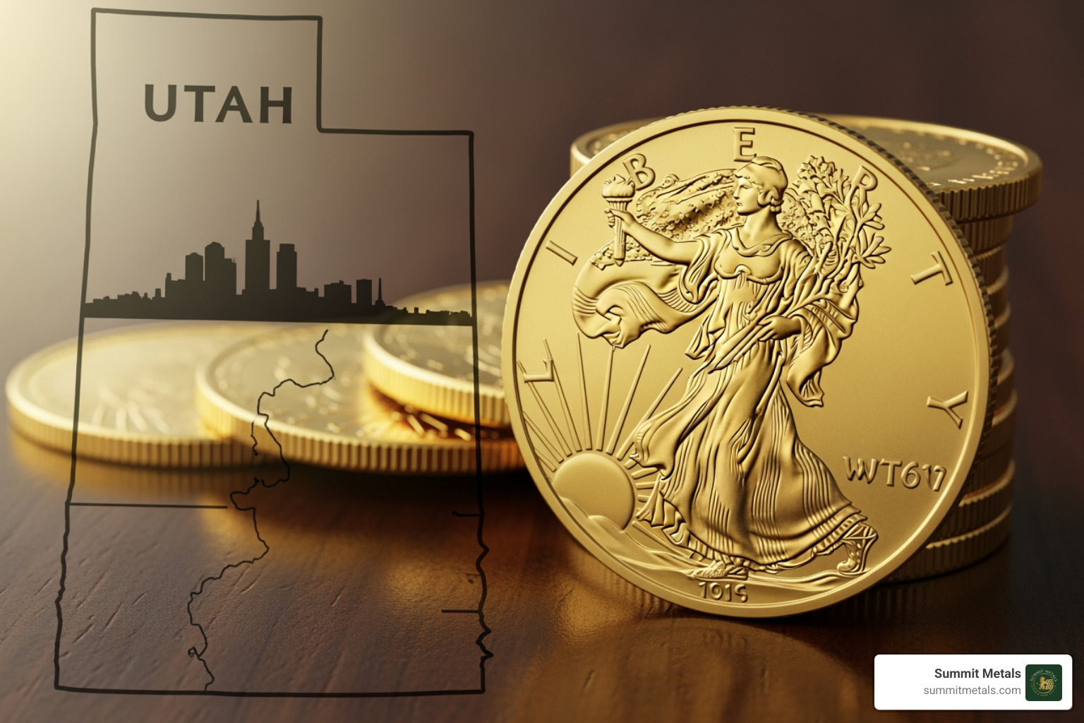 document highlighting Utah's tax exemption on precious metals - buy gold coins utah