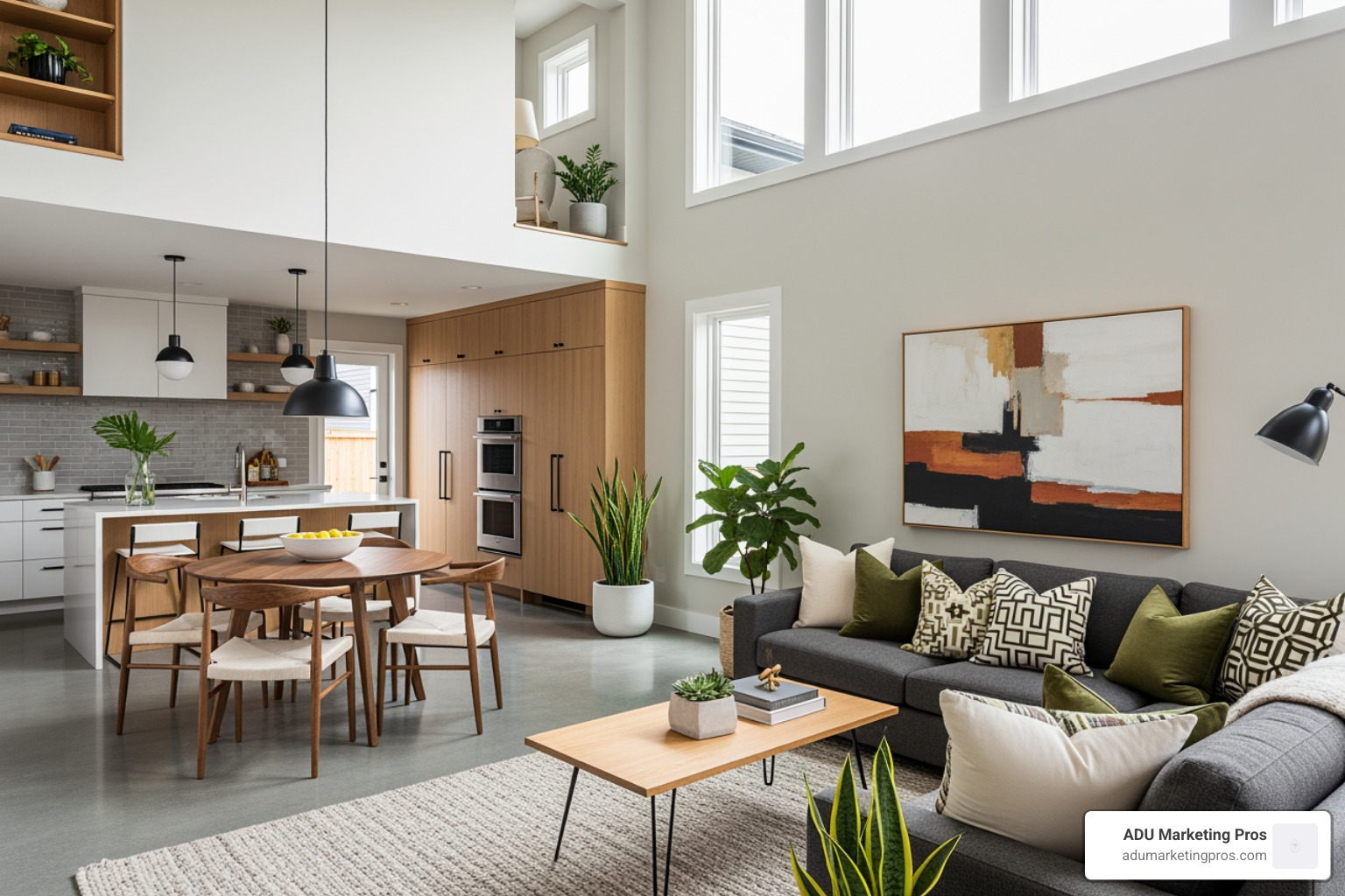 The pristine, modern interior of a newly finished prefab home, showcasing craftsmanship and design. - Prefab home builders The pristine, modern interior of a newly finished prefab home, showcasing craftsmanship and design. - Prefab home builders