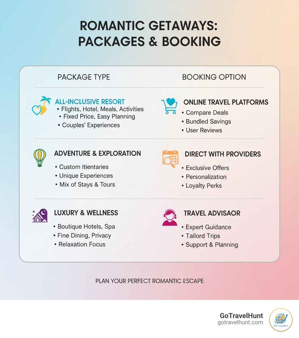 table comparing different types of romantic getaway packages and booking options - romantic getaways Romantic Getaways for Couples couples getaway romantic vacations for couples romantic trips for couples romantic couple getaways great getaways for couples vacations for couples infographic table comparing different types of romantic getaway packages and booking options - romantic getaways Romantic Getaways for Couples couples getaway romantic vacations for couples romantic trips for couples romantic couple getaways great getaways for couples vacations for couples infographic