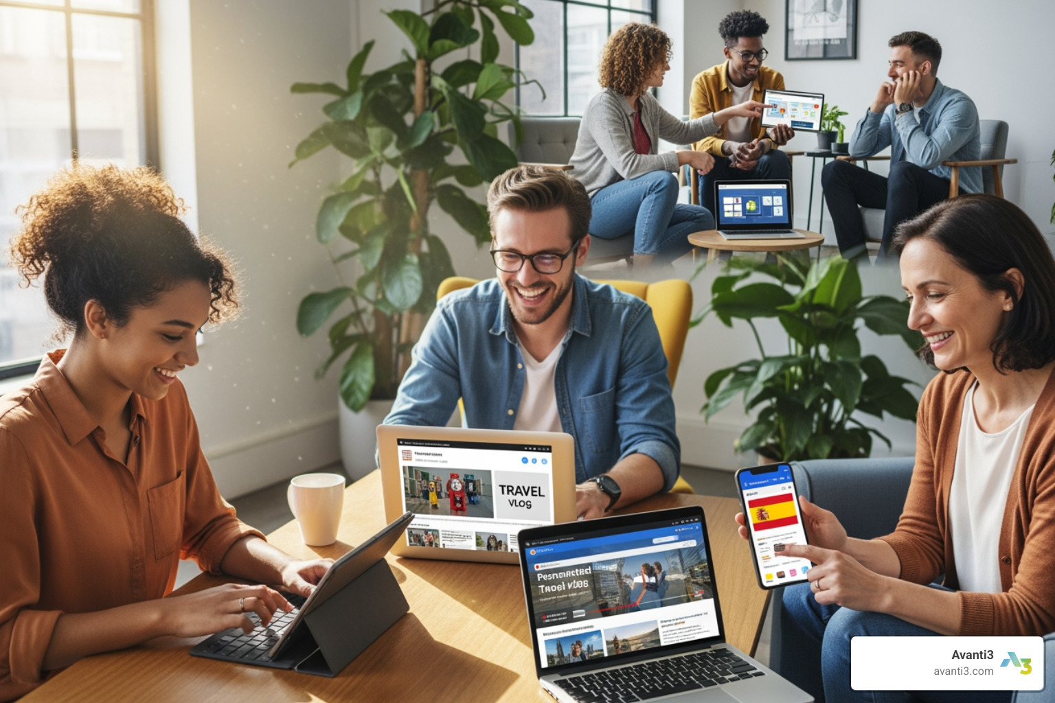 Customers enjoying personalized digital experiences - Digital customer experience