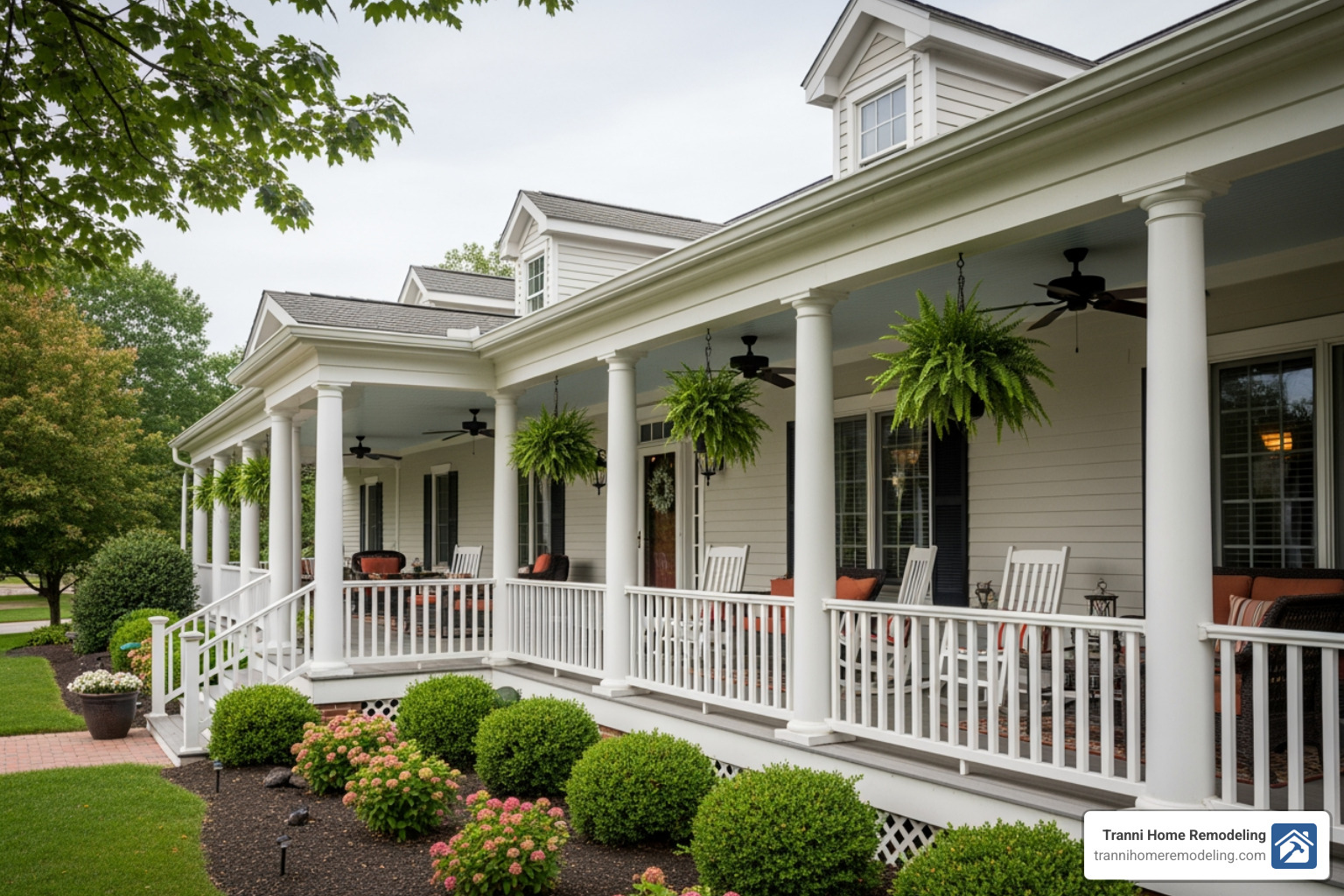 classic wraparound porch - porch builders near me