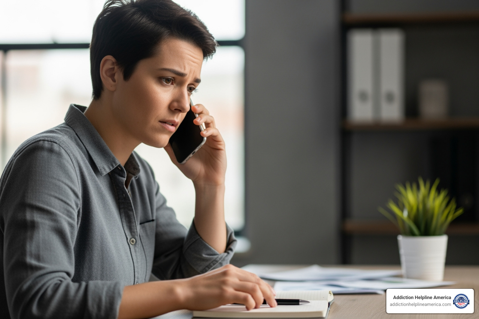 A person on the phone with a healthcare coordinator, discussing admission to a rehabilitation program. - inpatient rehabilitation program