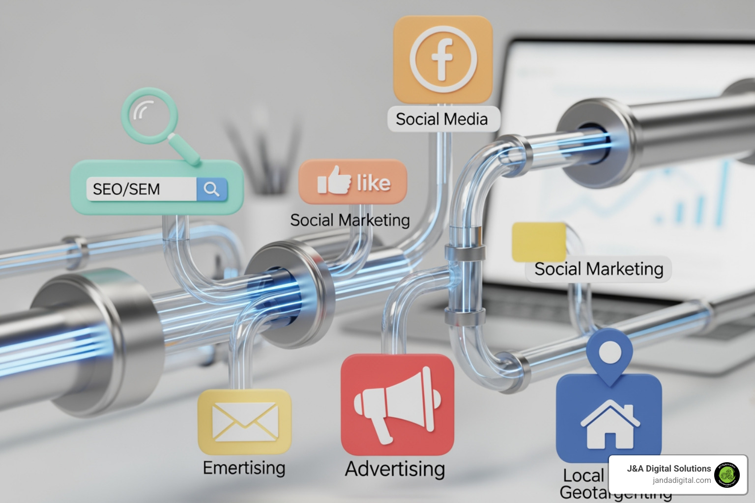 professional plumber's website displayed on a desktop and a mobile phone - plumbing marketing strategies professional plumber's website displayed on a desktop and a mobile phone - plumbing marketing strategies
