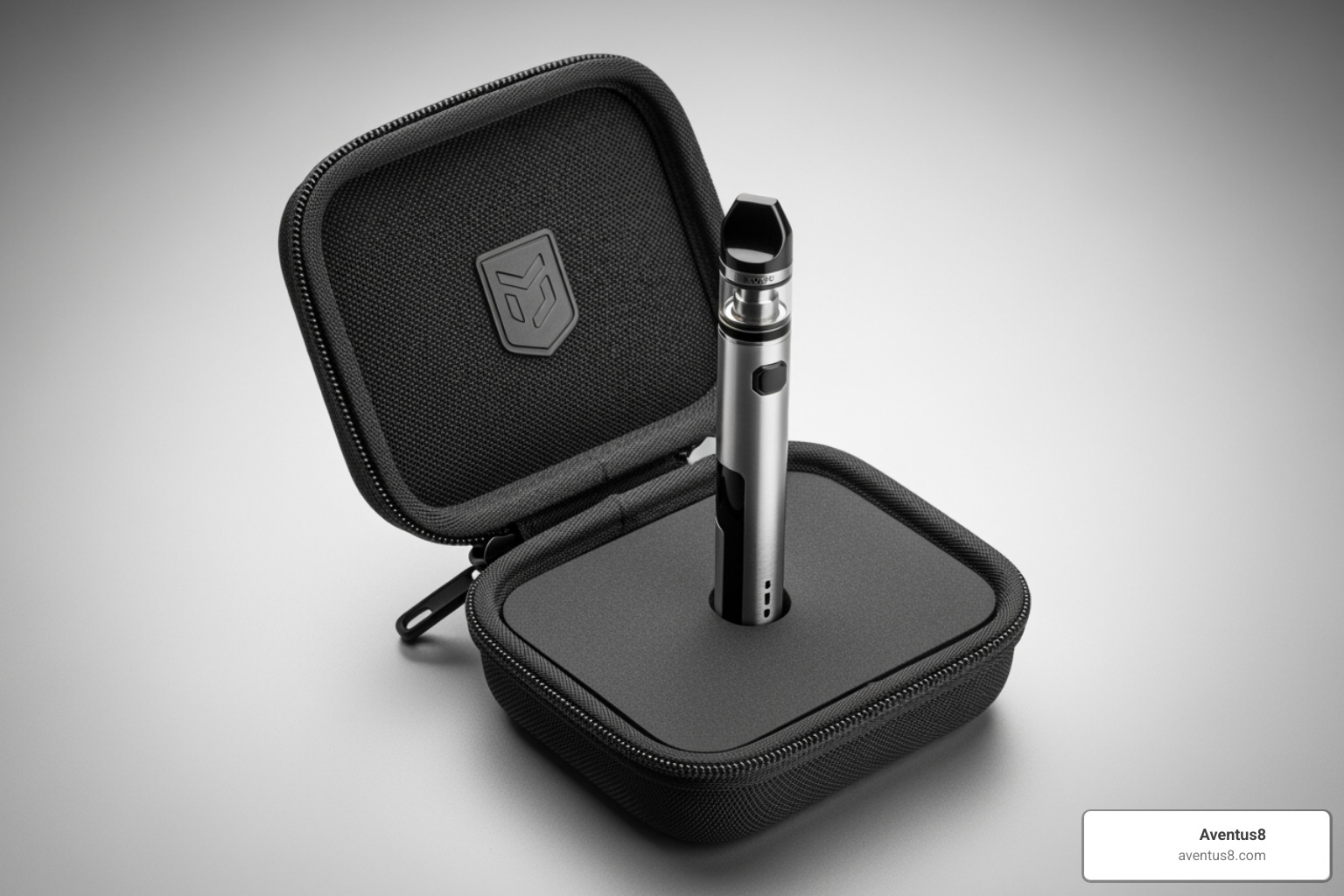 vape pen stored upright in protective case - Vape pen battery issues