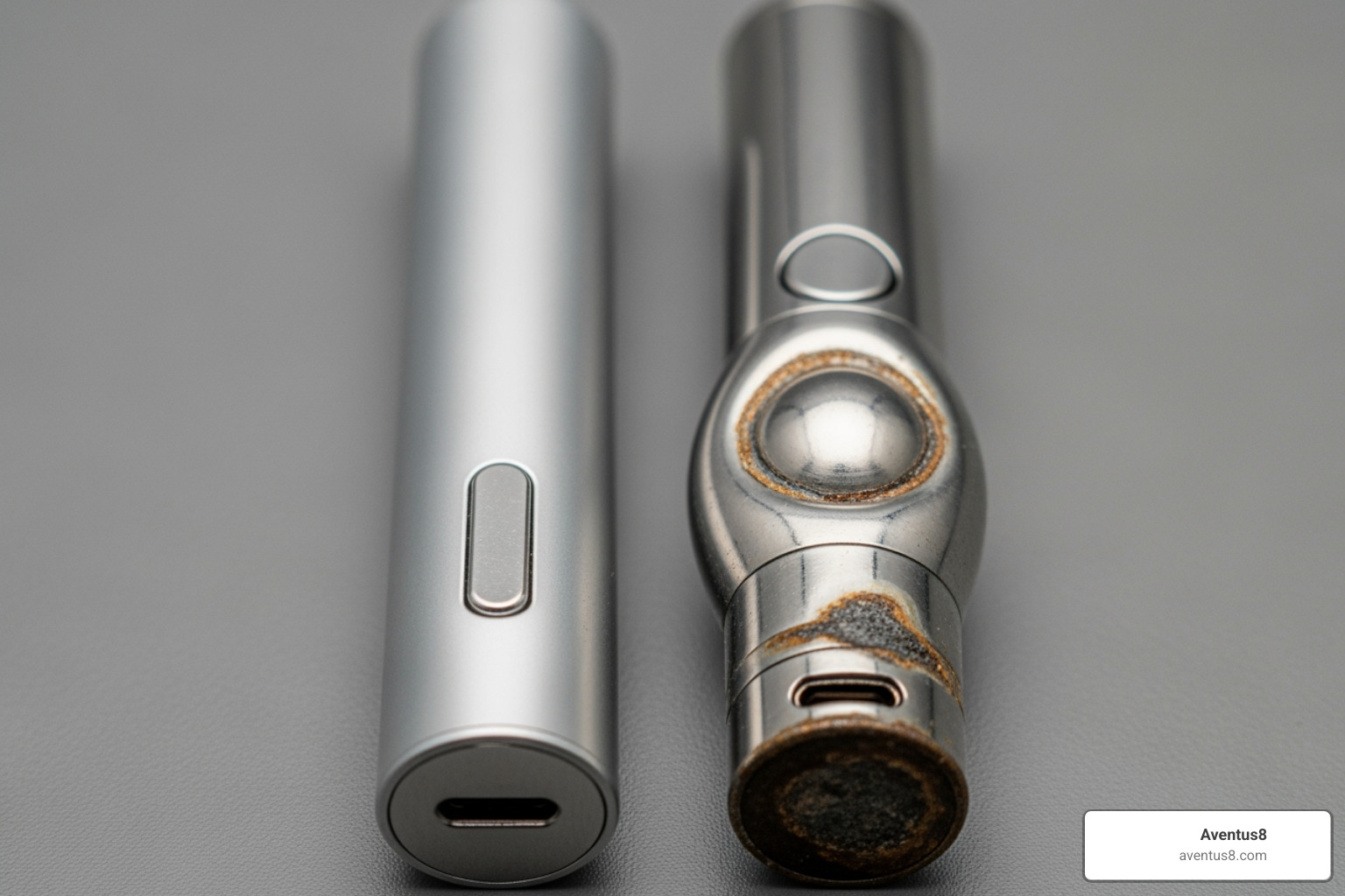 normal vs damaged vape battery - Vape pen battery issues