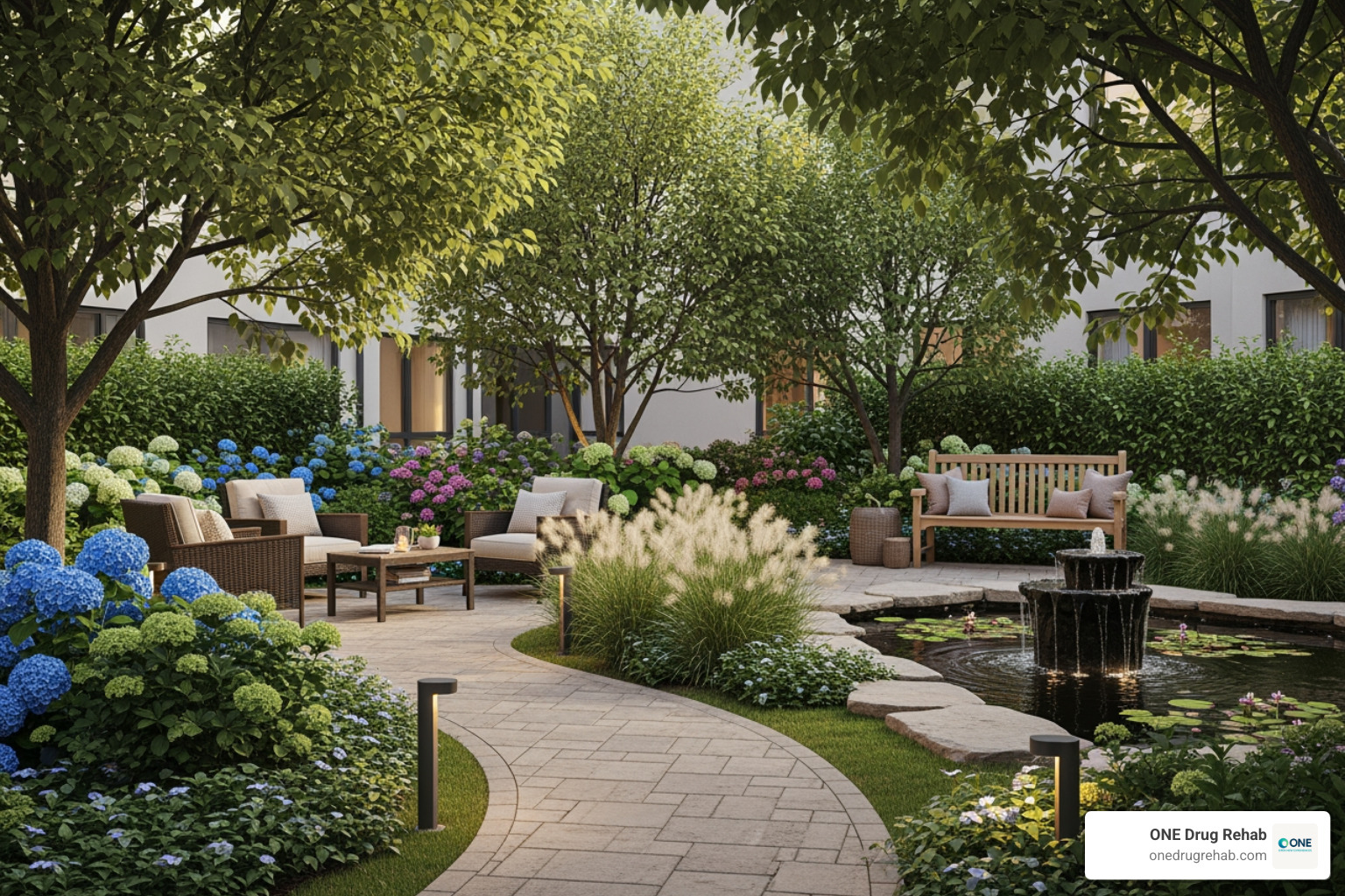 a high-quality rehab facility amenity like a gym or garden - best drug rehab