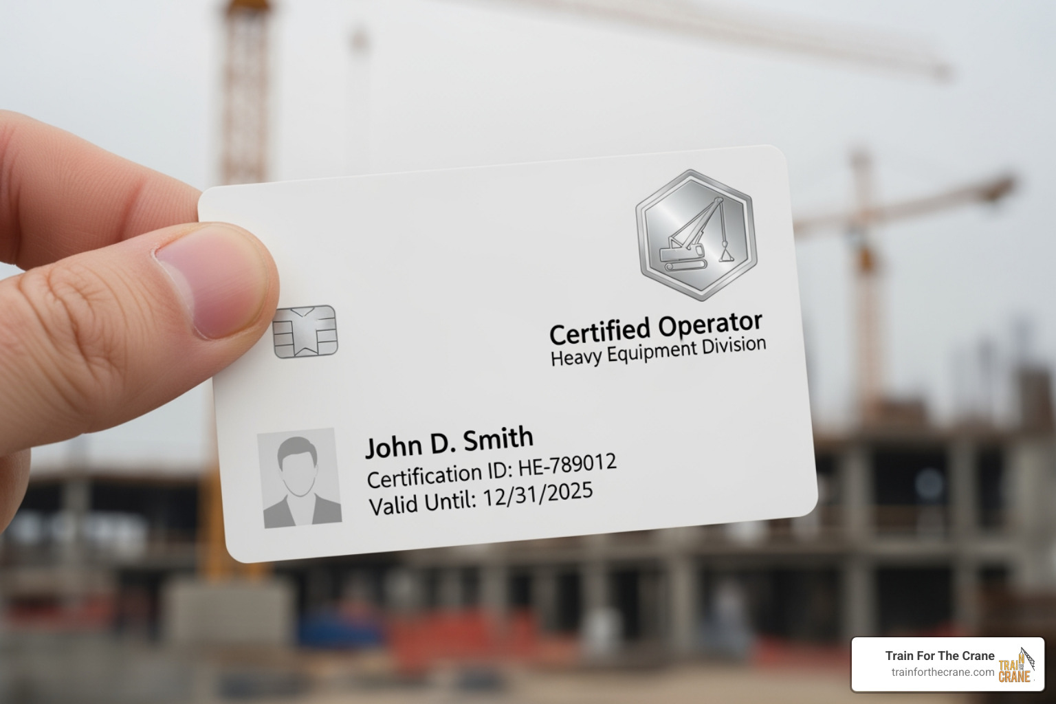 crane operator's CCO certification card - NCCCO certification requirements