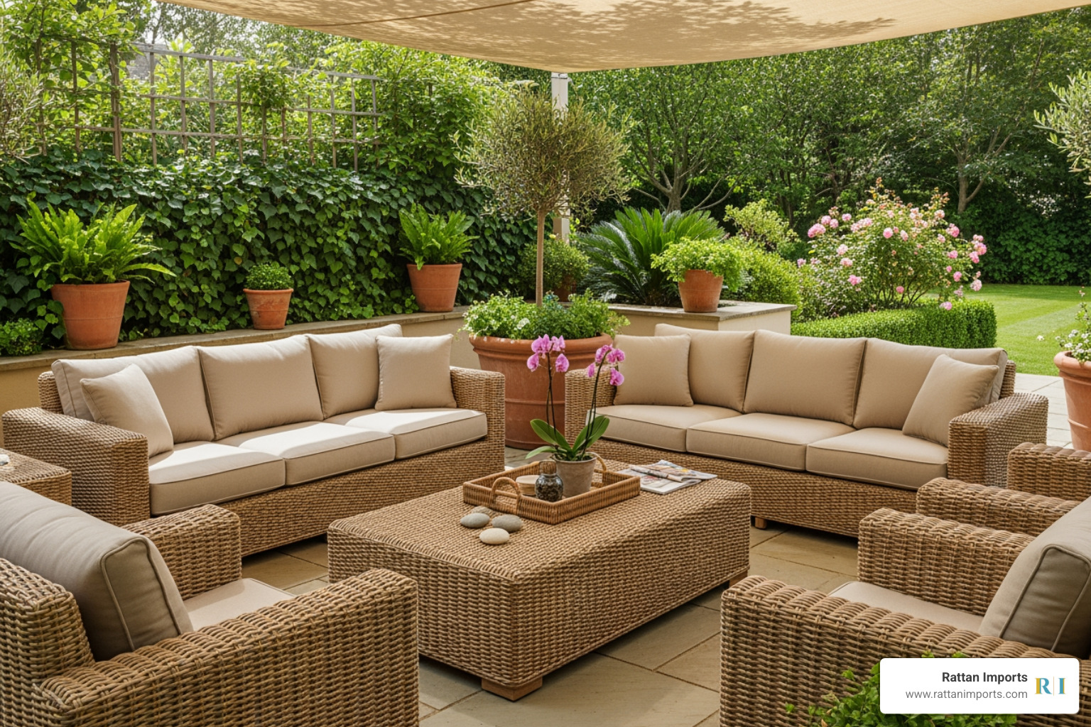 Lloyd Flanders collections in a lifestyle setting - Lloyd Flanders Furniture