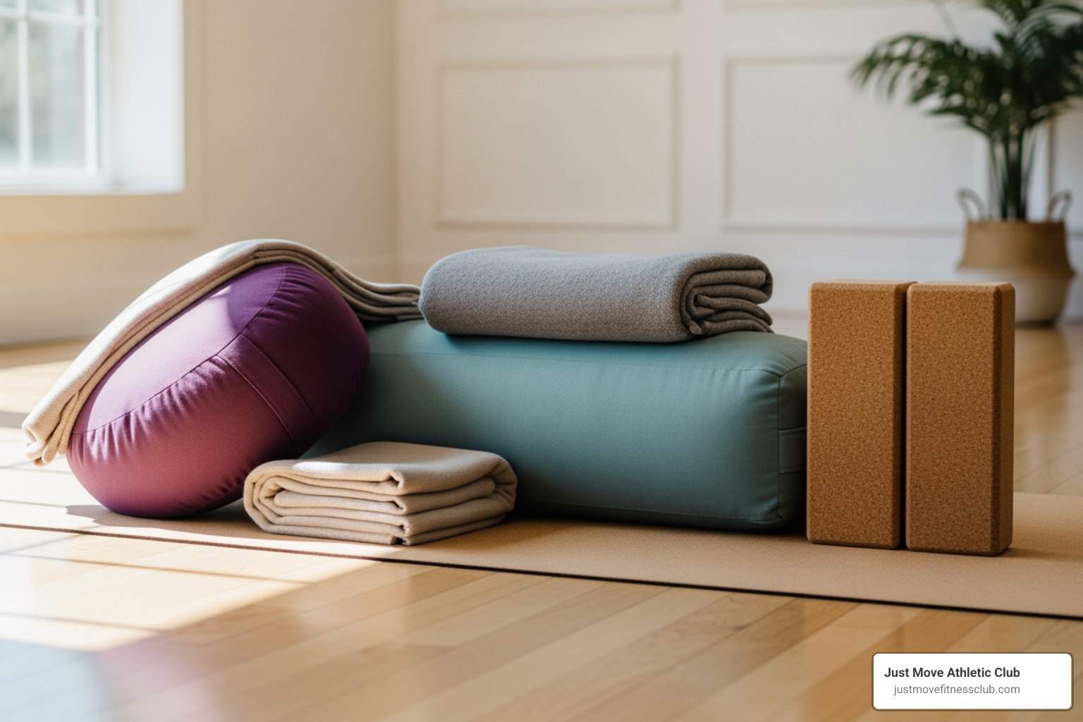 yoga props like bolsters, blocks, and blansters - prenatal yoga Winter Haven