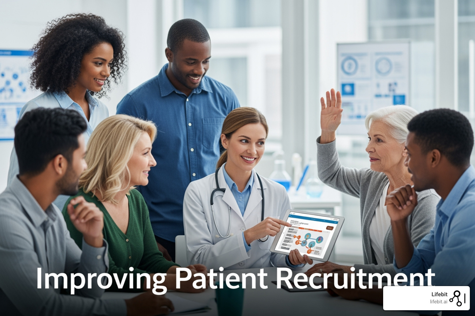 A clinical research coordinator efficiently manages tasks on a central dashboard, illustrating streamlined site operations. - how to improve patient recruitment in clinical trials