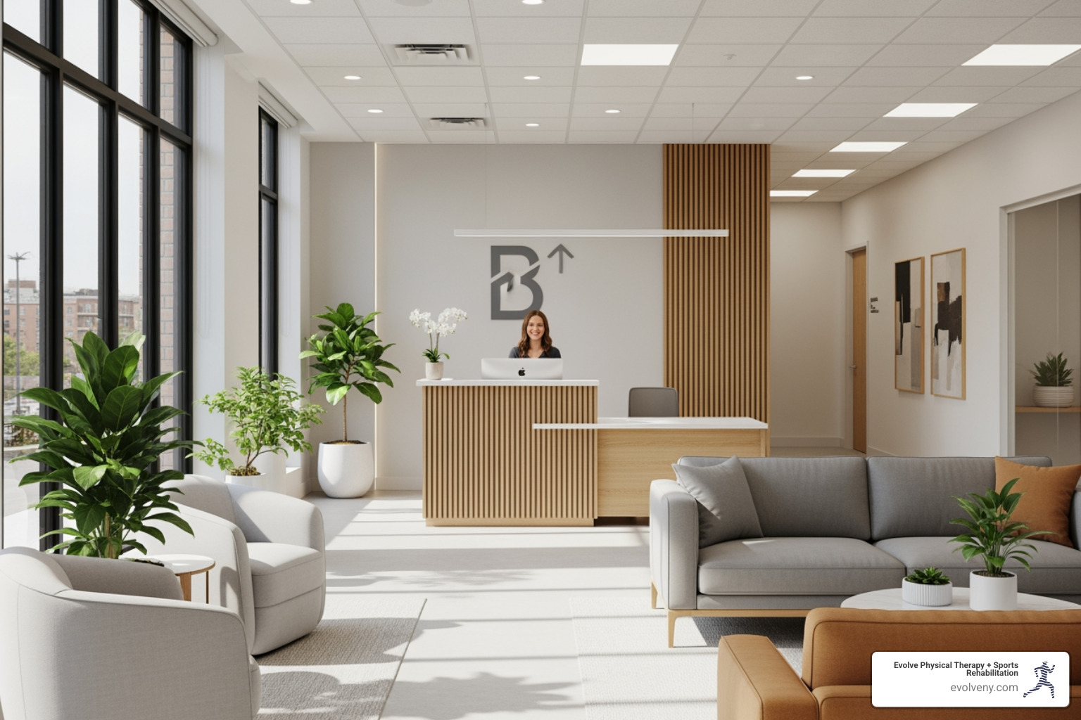 A welcoming physical therapy clinic reception area in Brooklyn - physical therapy Brooklyn A welcoming physical therapy clinic reception area in Brooklyn - physical therapy Brooklyn