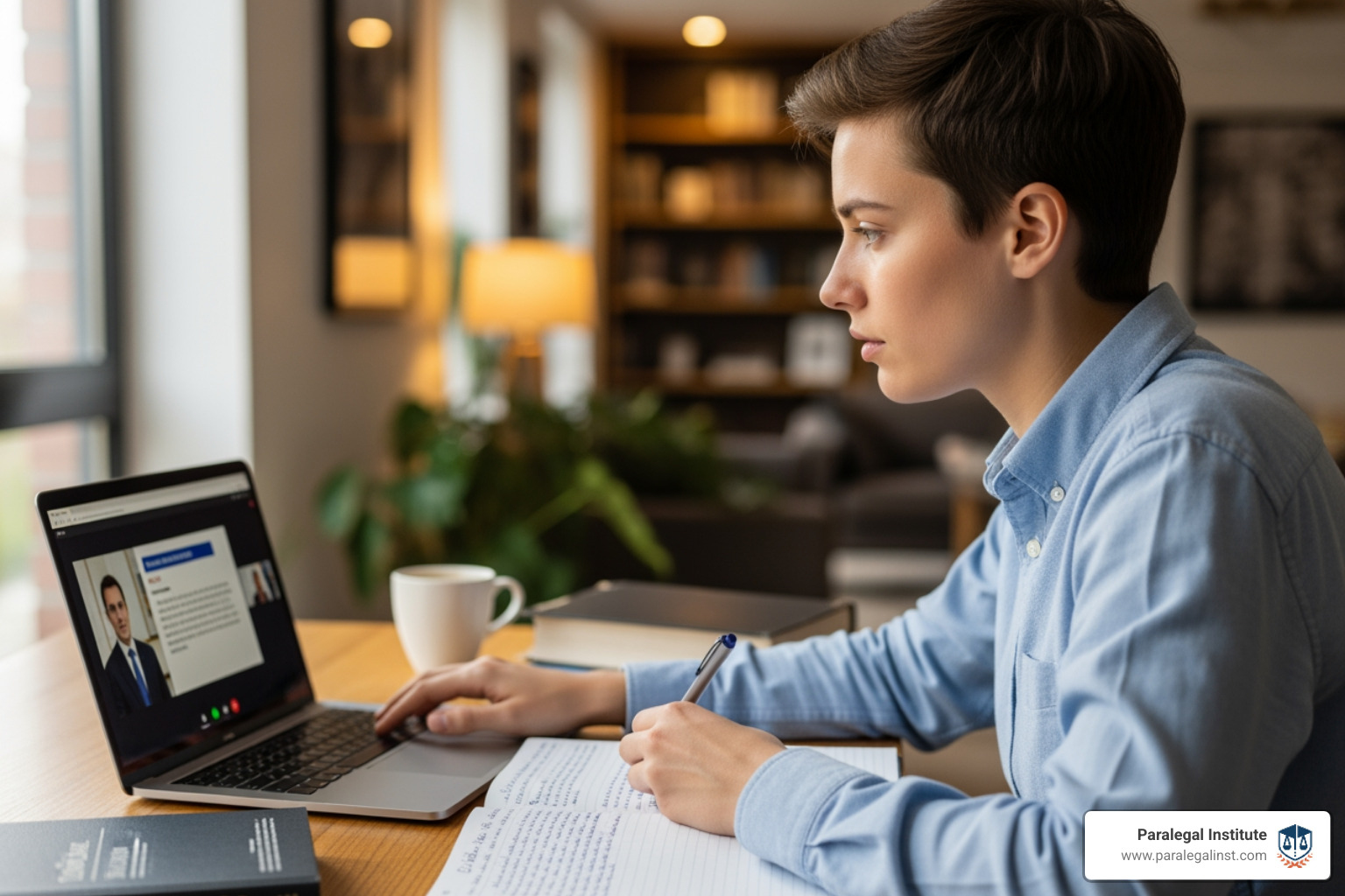 a student engaged in a live online legal class - what training is required to be a paralegal a student engaged in a live online legal class - what training is required to be a paralegal