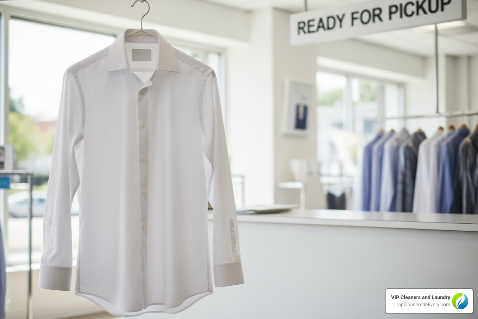A clock showing a morning drop-off time and an evening pickup time - one day dry cleaning near me