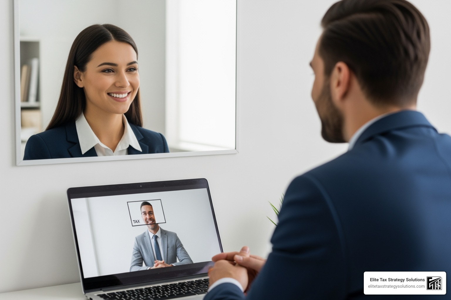 small business owner having a positive virtual meeting with a tax professional - small business tax planning strategies 2025 small business owner having a positive virtual meeting with a tax professional - small business tax planning strategies 2025