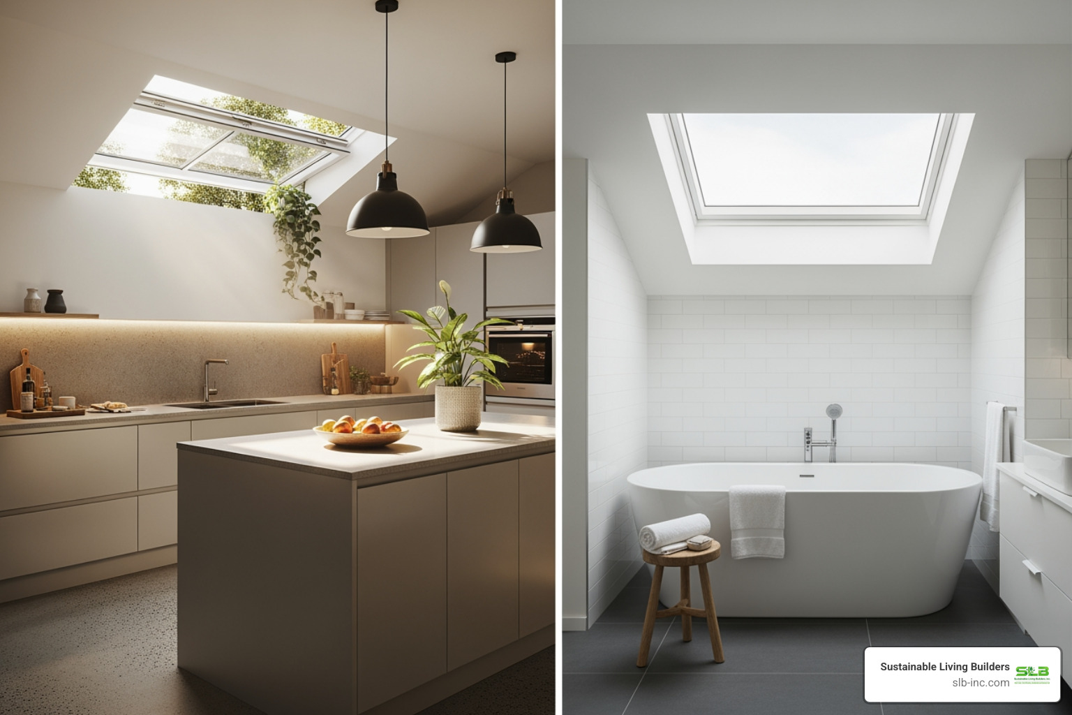 different roof window types installed in a kitchen and a bathroom setting - kitchen roof window different roof window types installed in a kitchen and a bathroom setting - kitchen roof window