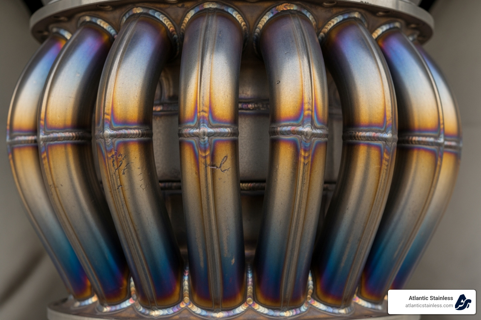 Jet engine exhaust manifold - 347 stainless steel bar Jet engine exhaust manifold - 347 stainless steel bar