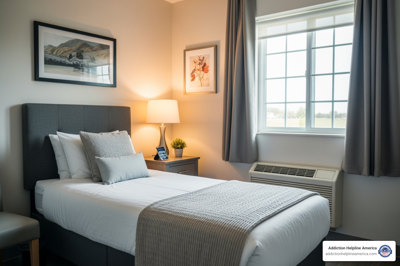 comfortable private room in a detox facility - drug detox facilities