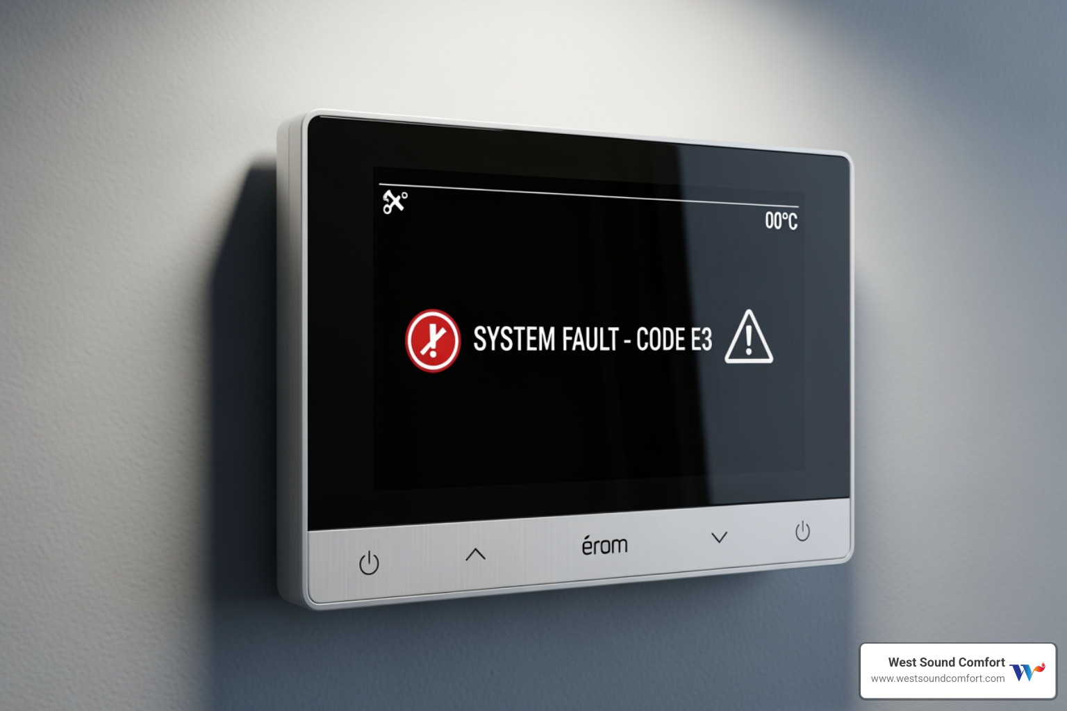 thermostat displaying an error - hvac repair in rocky point, wa thermostat displaying an error - hvac repair in rocky point, wa