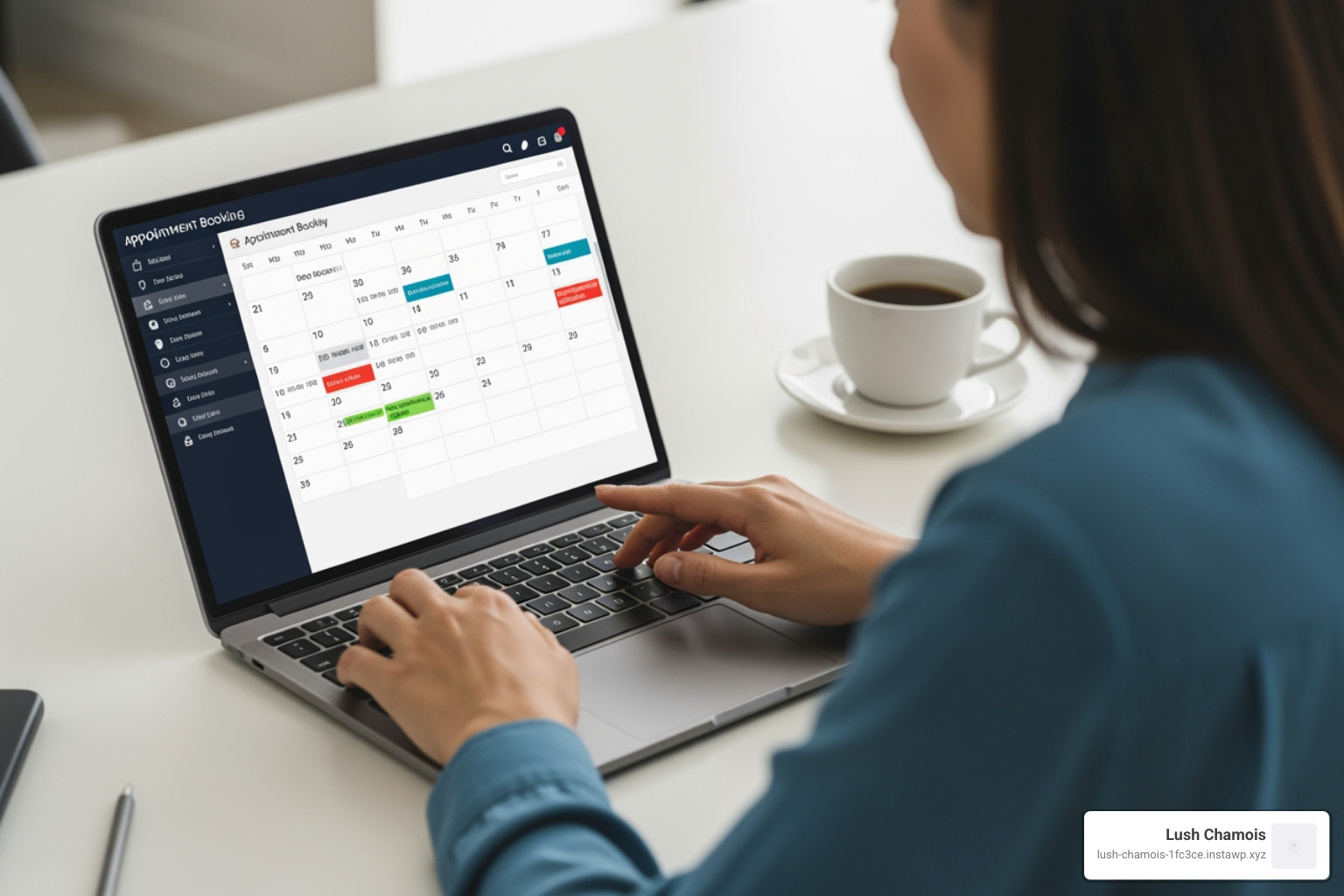 person booking appointment online - schedule pcr test