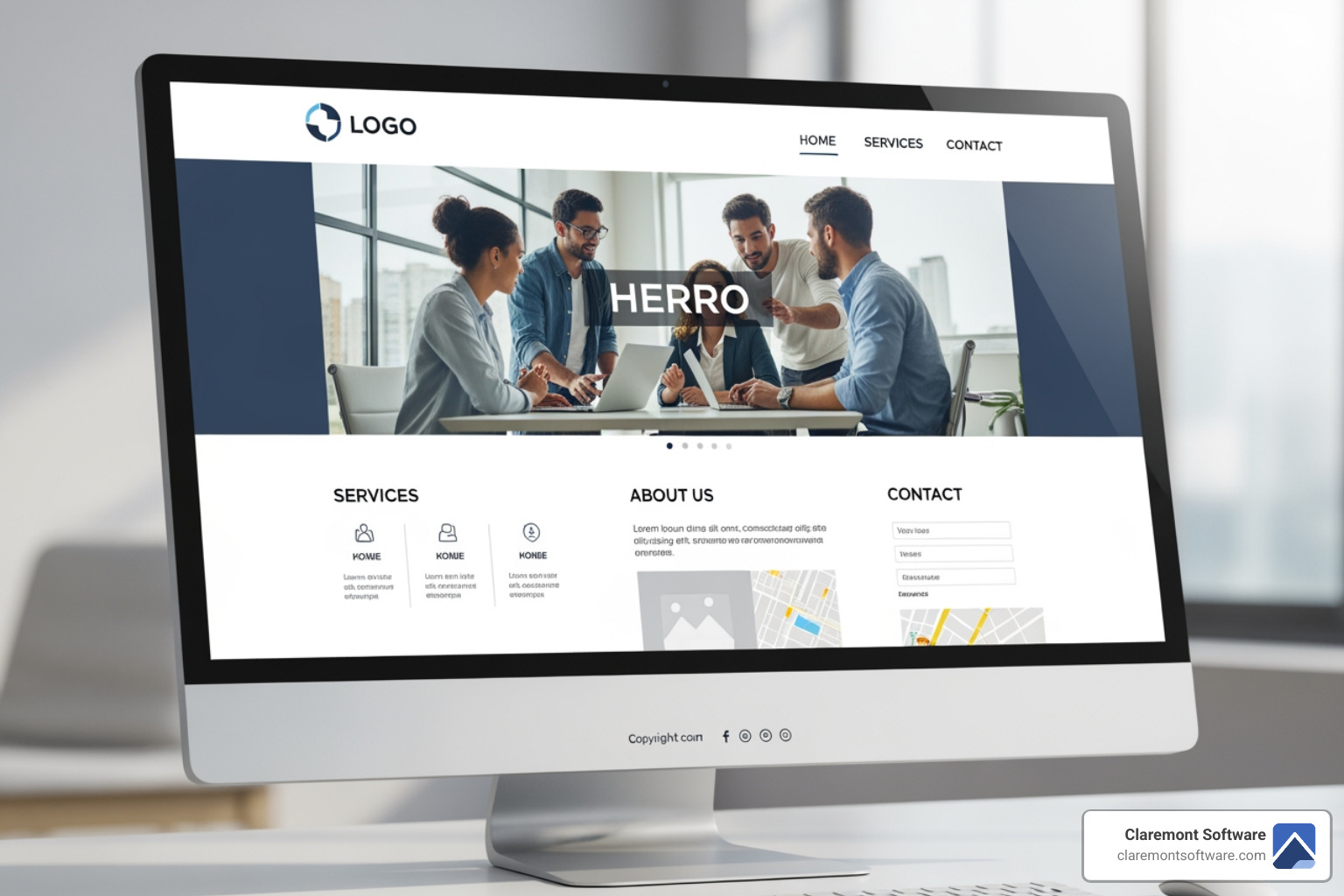 modern, asymmetrical website design - business website layout modern, asymmetrical website design - business website layout