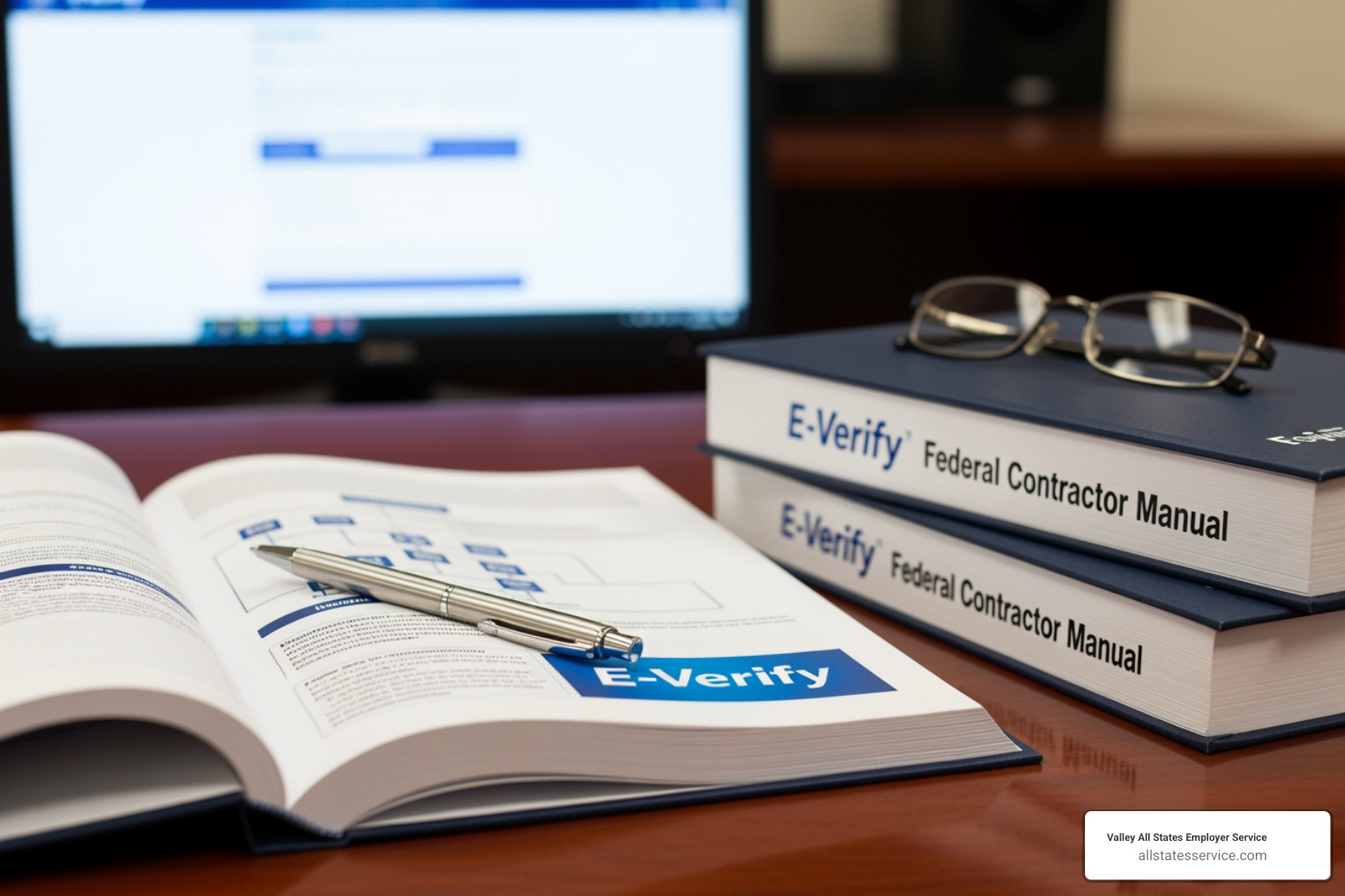 E-Verify enrollment website homepage - e-verify manual for federal contractors