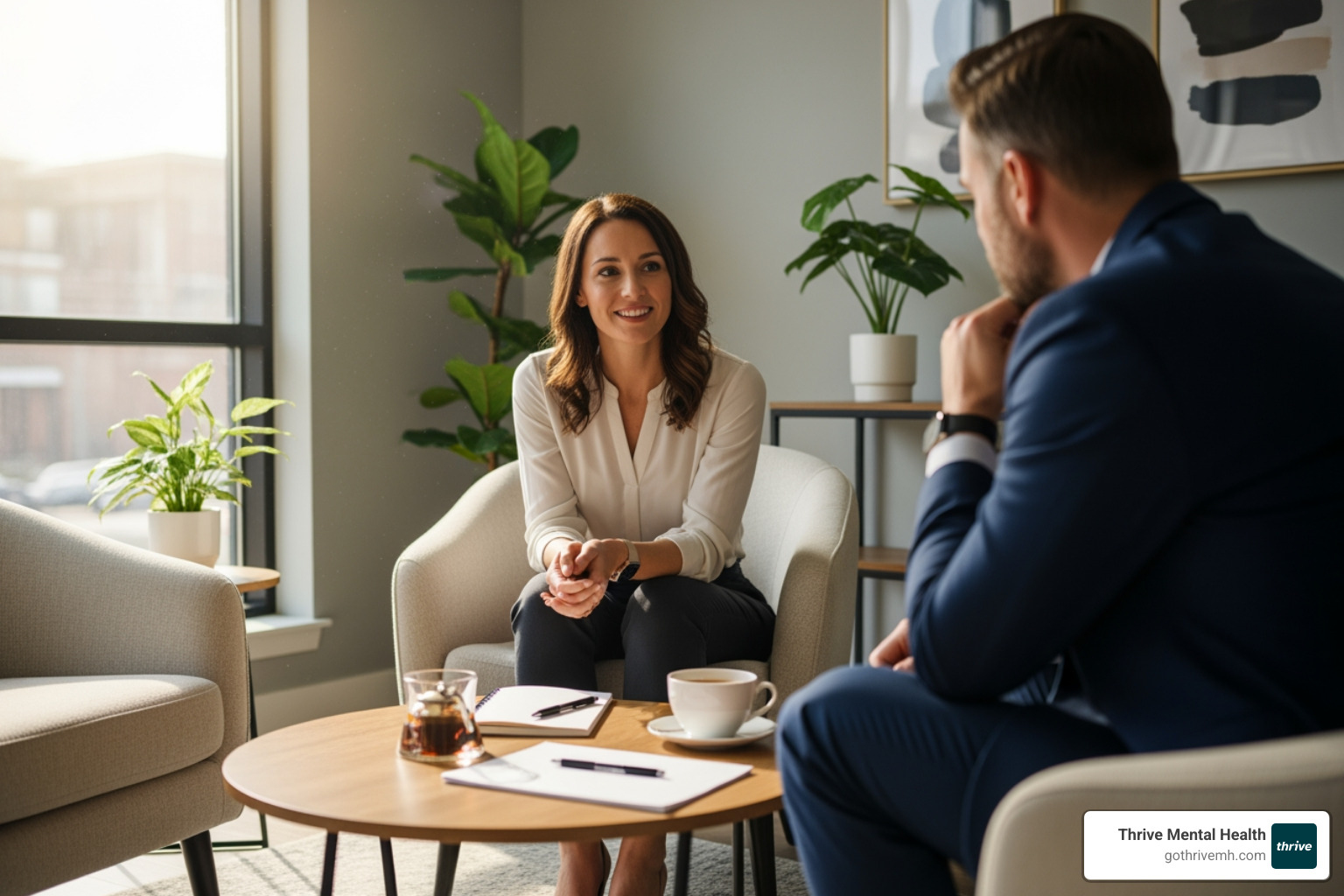 Smartphone with mental health app and helpline - therapy for working adults Smartphone with mental health app and helpline - therapy for working adults