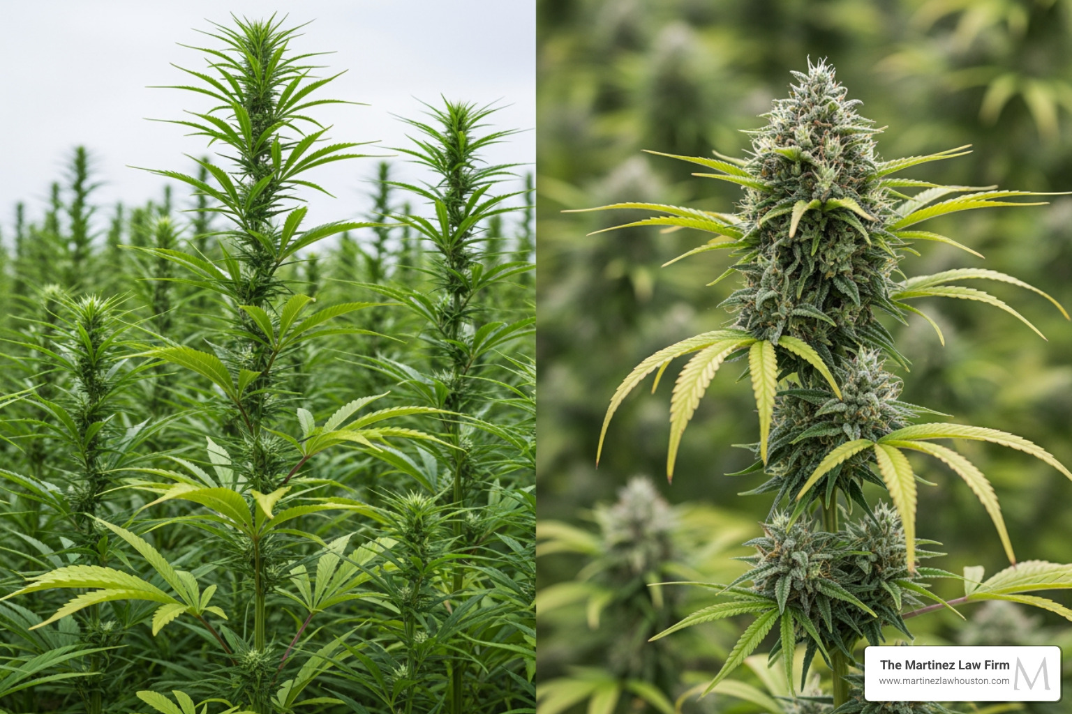 Hemp vs. Marijuana Plants - is thc legal in texas