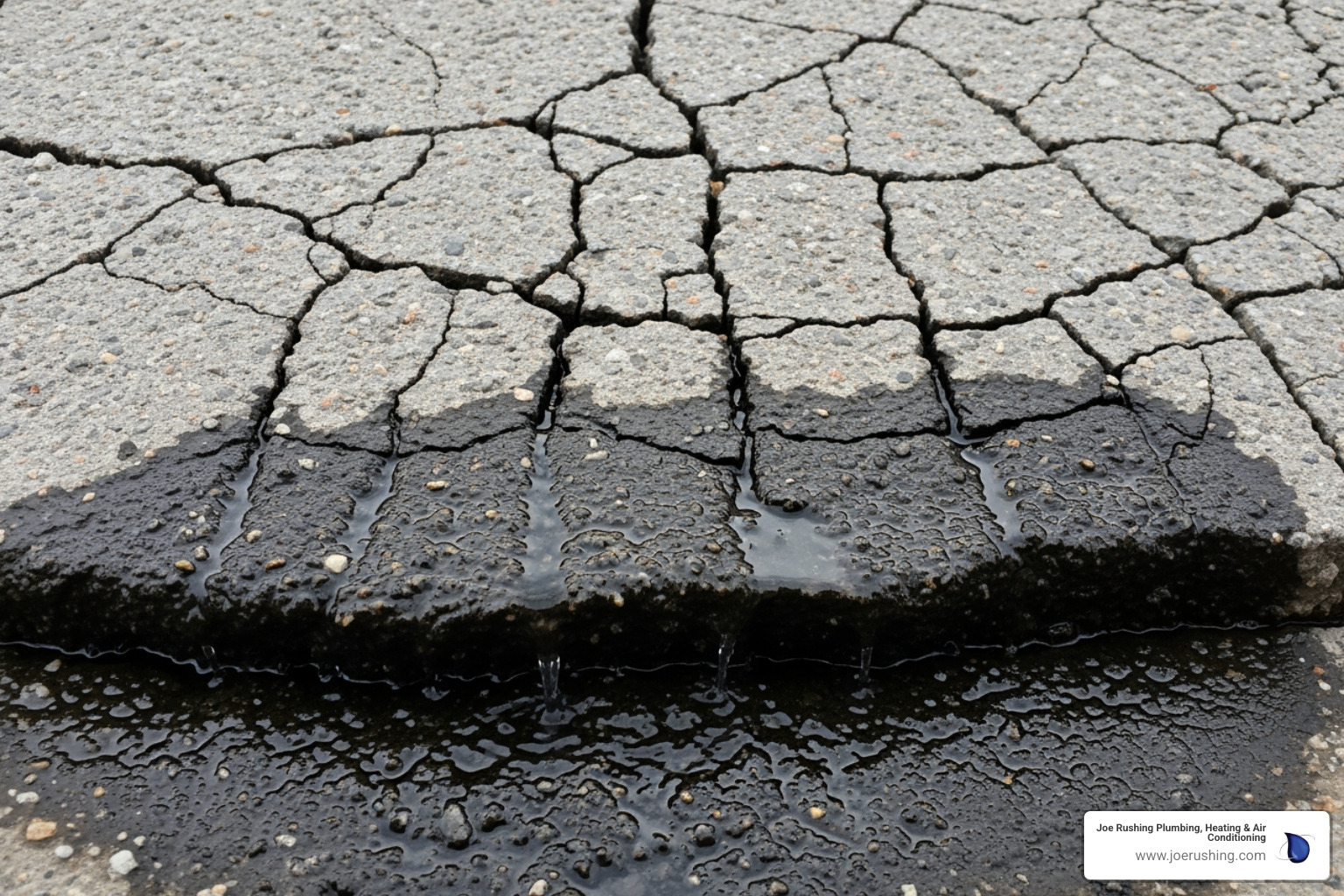 cracked concrete foundation with water seeping through - leak detection lubbock tx cracked concrete foundation with water seeping through - leak detection lubbock tx
