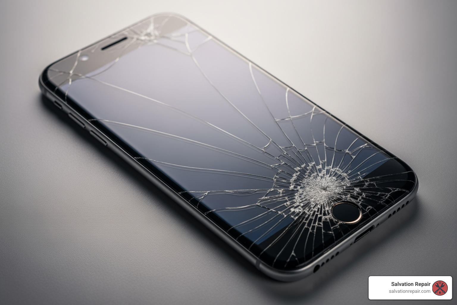 cracked screen with screen protector - Broken phone screen cracked screen with screen protector - Broken phone screen