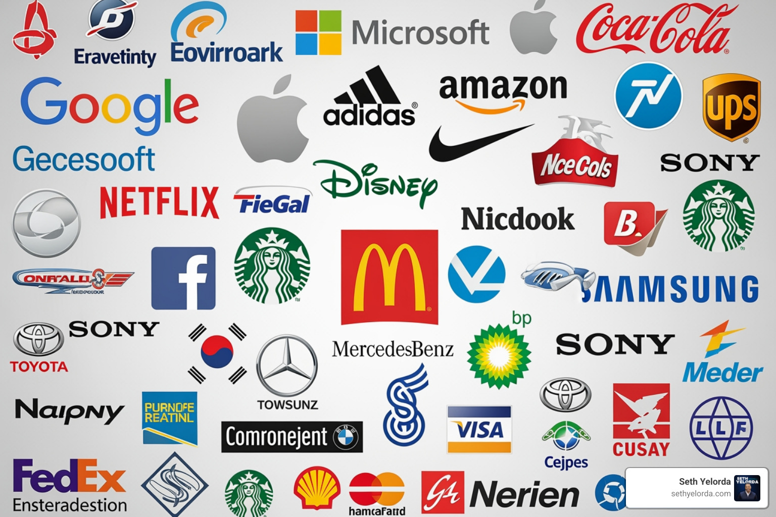 collage of famous company logos - Company strategic vision