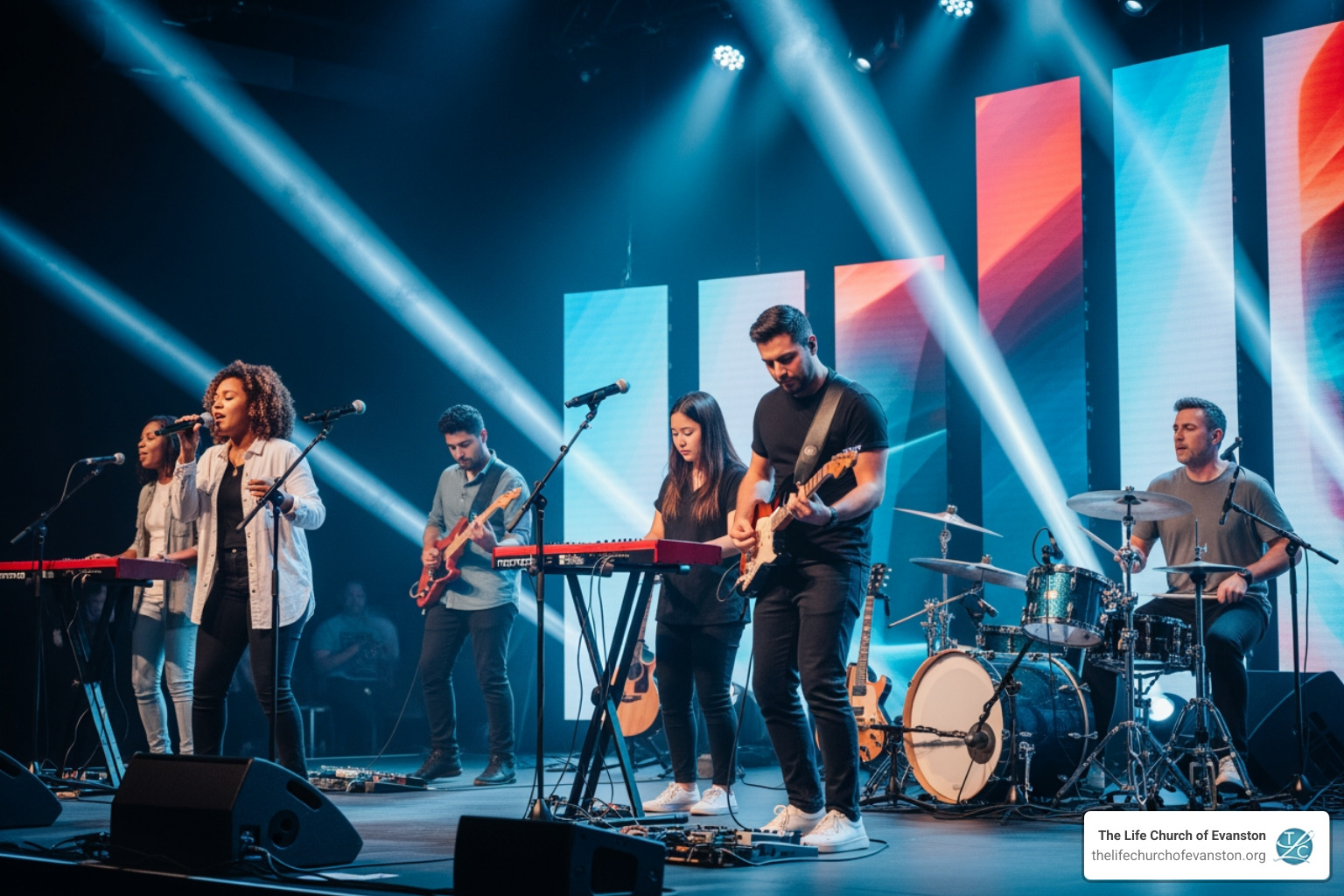 diverse worship team - multicultural church