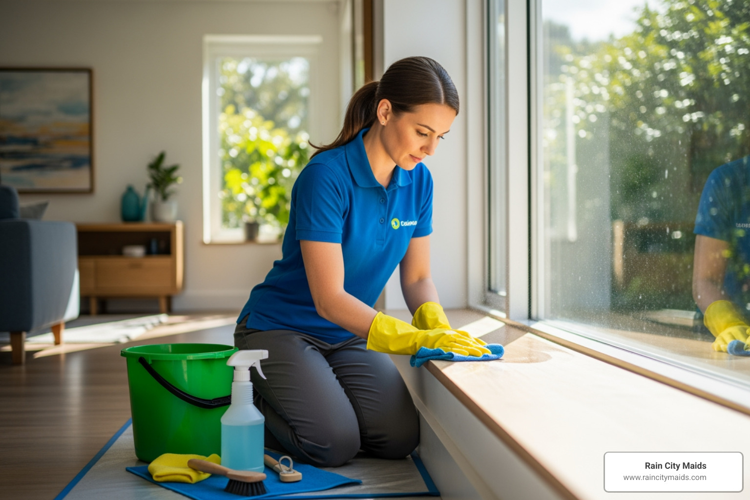 cleaning professional cleaning window sills - deep clean specialists in bellevue, wa