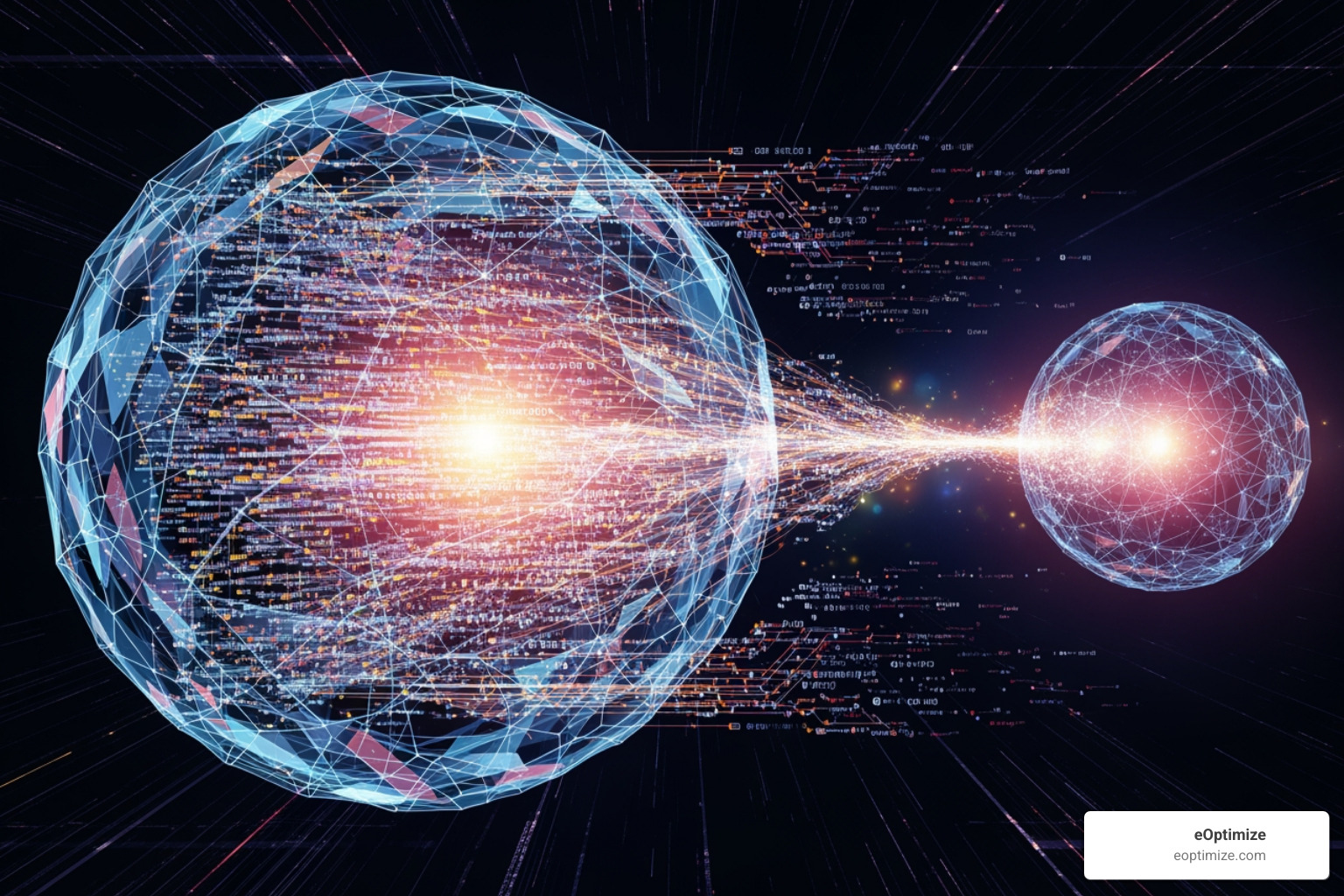 Image illustrating the process of fine-tuning a pre-trained model with specialized data to improve its performance for specific tasks. The image shows a large, generic model on one side, and smaller, specialized datasets feeding into it, resulting in a more refined and accurate model for a particular domain. - LLM & Foundational Model Optimization