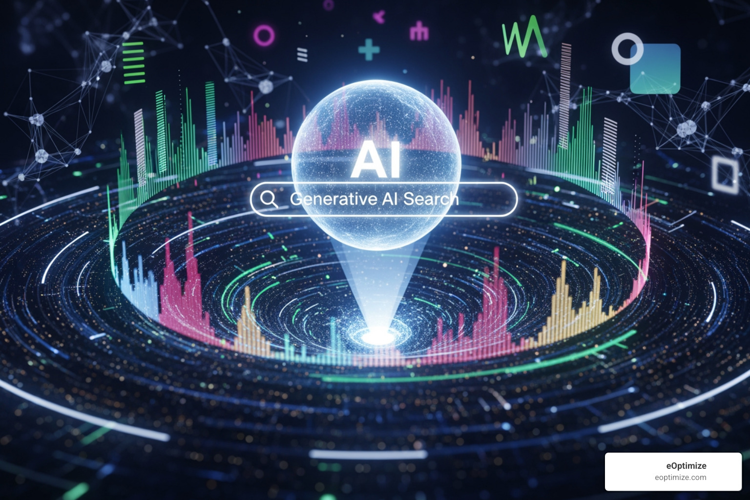 diagram showing how LLMs and RAG (Retrieval-Augmented Generation) work together - Generative AI search