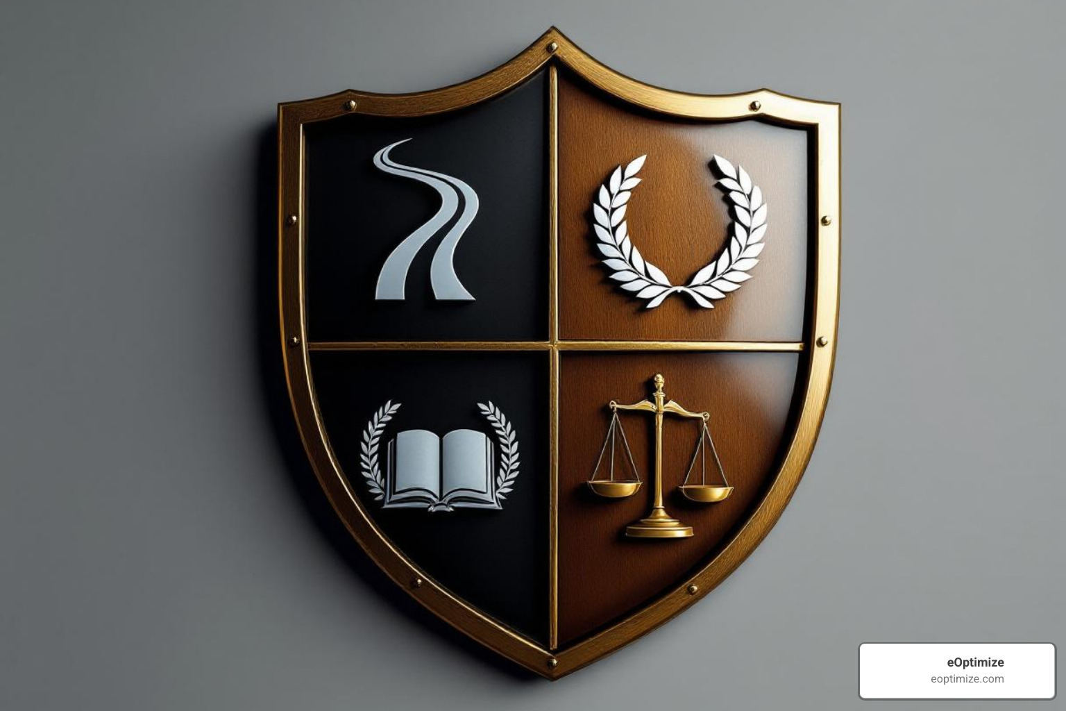 shield with the letters E-E-A-T - generative AI SEO