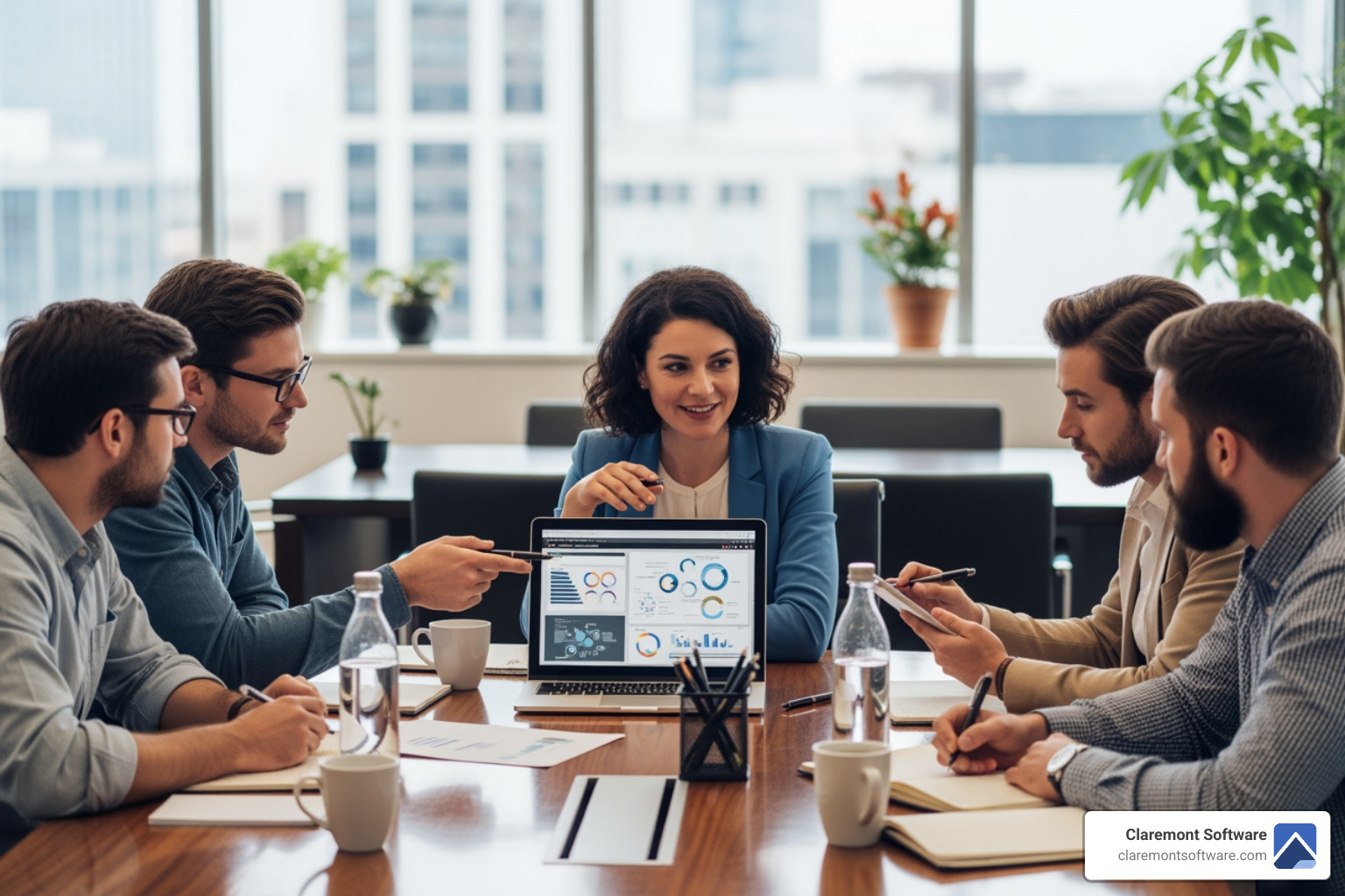 team collaborating around a table - professional website design & development company in Illinois team collaborating around a table - professional website design & development company in Illinois