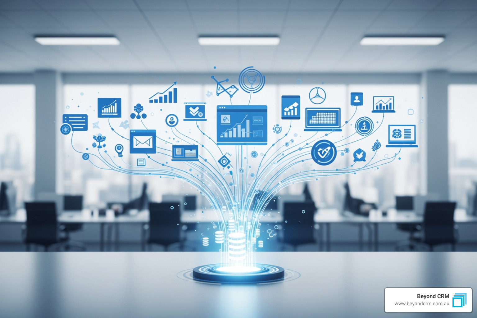 Core Benefits of Unified Membership CRM - membership crm infographic 