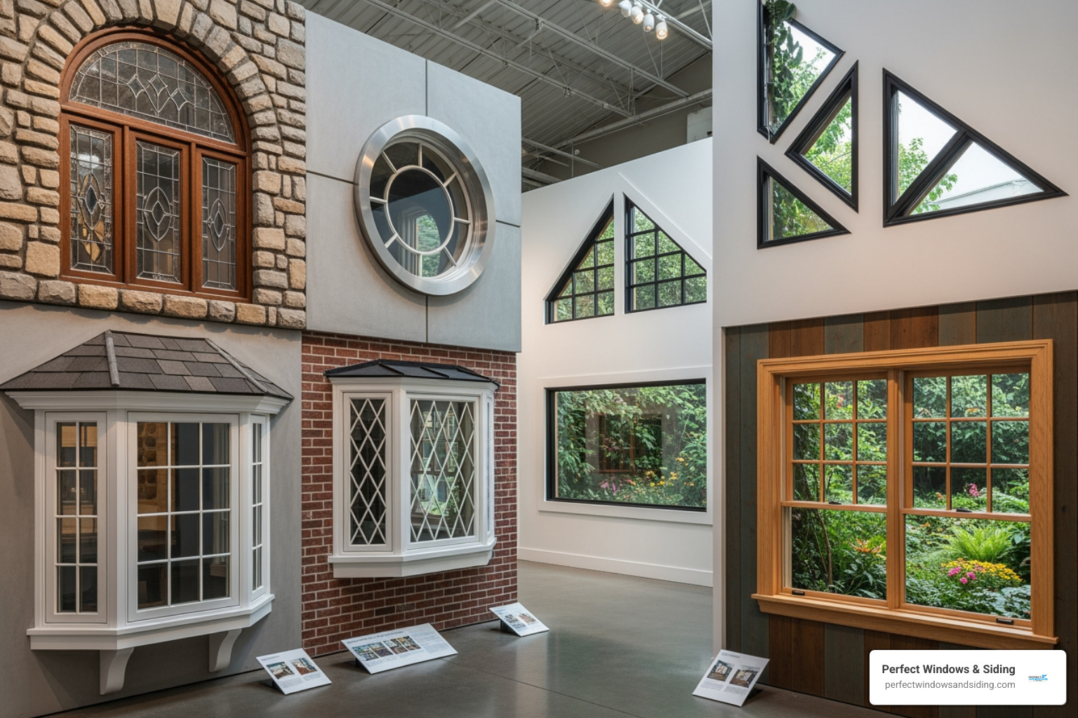 gallery of various custom window styles - Custom sized windows