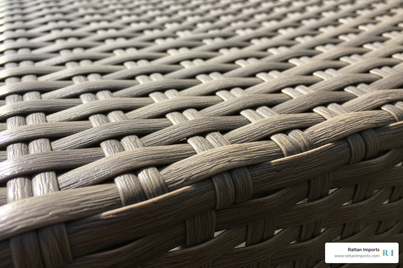close-up shot showing the texture of resin wicker - resin wicker chaise lounge