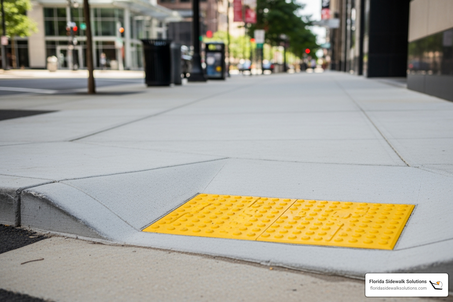 ADA compliant sidewalk - ADA trip hazard ADA compliant sidewalk - ADA trip hazard