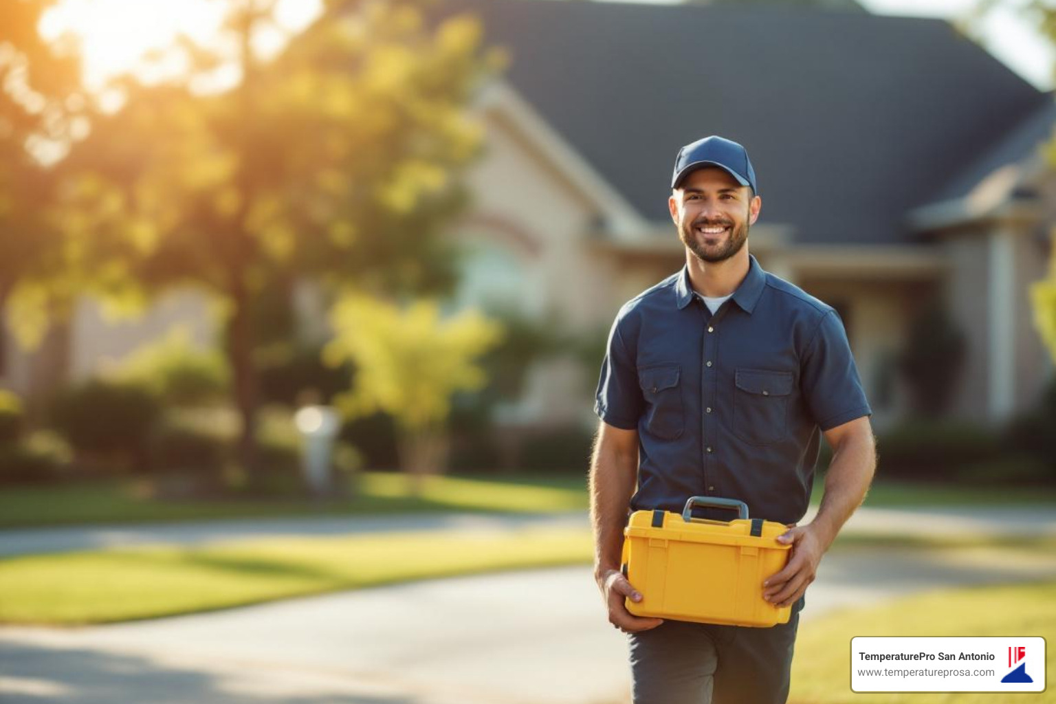 A technician quickly responding to an emergency heat pump repair call in Alamo Heights, Texas - emergency heat pump repair in alamo heights tx A technician quickly responding to an emergency heat pump repair call in Alamo Heights, Texas - emergency heat pump repair in alamo heights tx