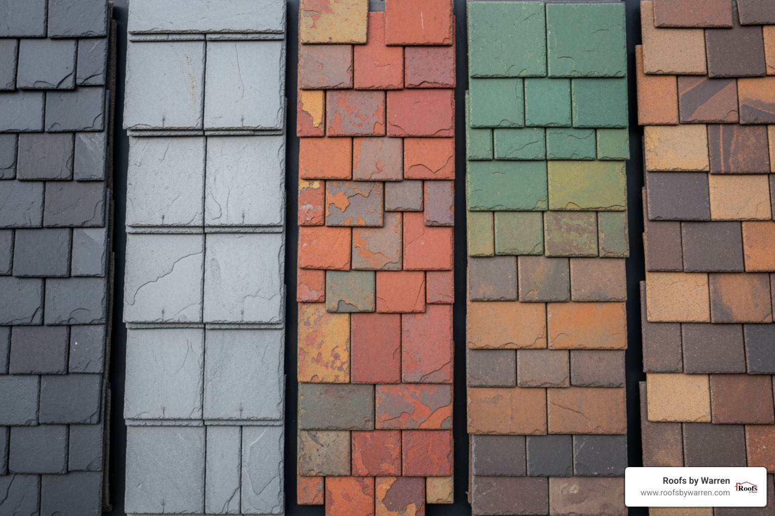 different styles and colors of imitation slate tiles - imitation slate roof