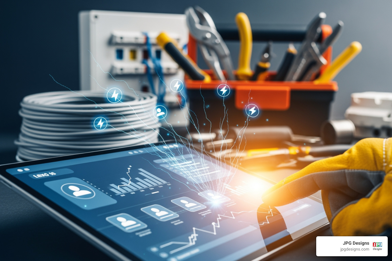 Google Maps 3-pack result for an electrician search - electrician lead generation