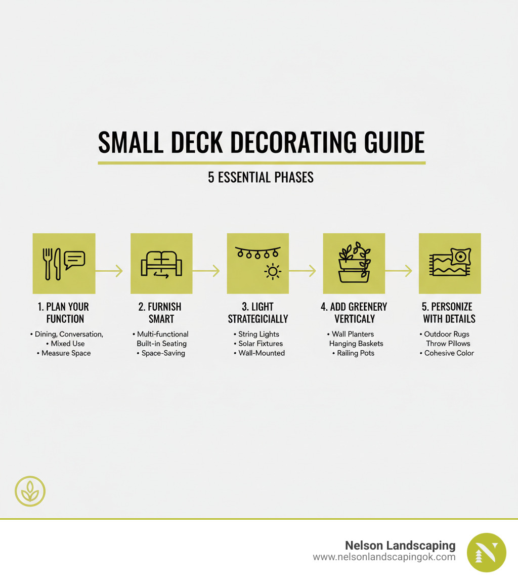 Small Deck Decorating: 5 Smart Ideas 2025