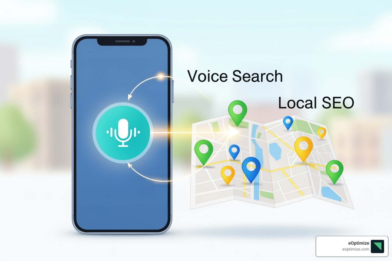 text search vs voice search query - Voice search local SEO