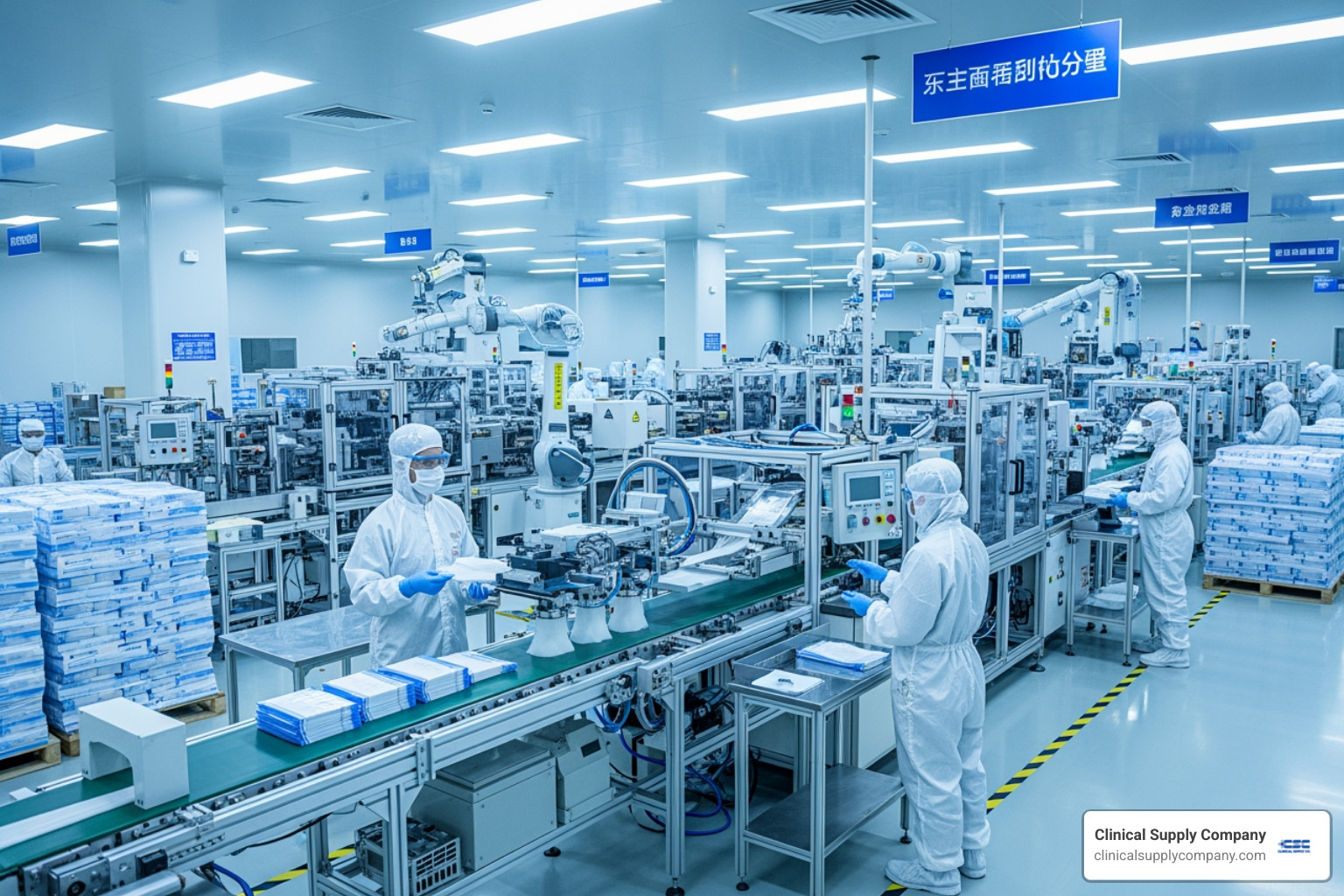 clean, modern glove manufacturing facility - Accelerator Free Gloves
